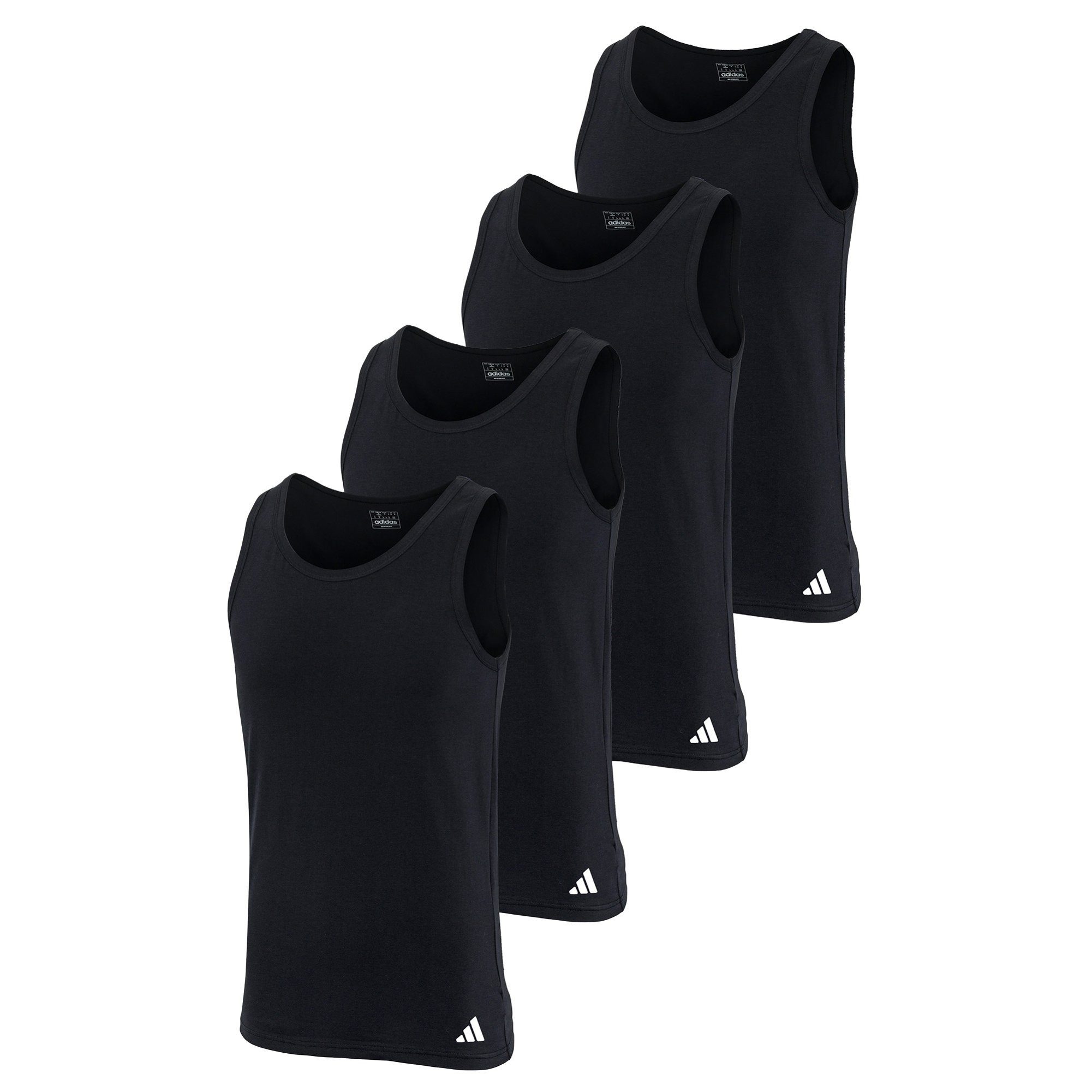 Unterhemd Herren Unterhemd 4er Pack Baumwolle