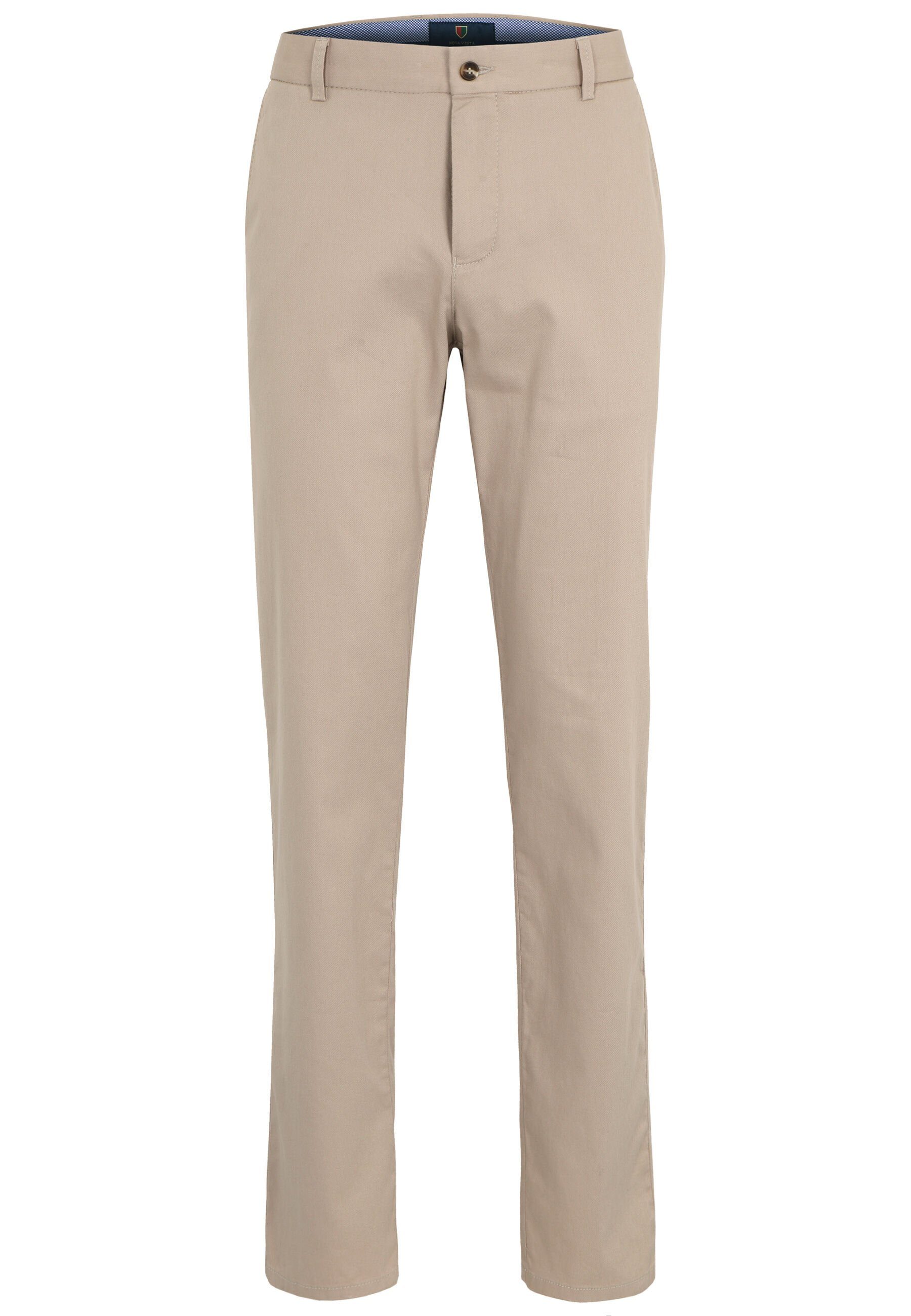 Nova Vista Chinohose struktur beige (1-tlg)