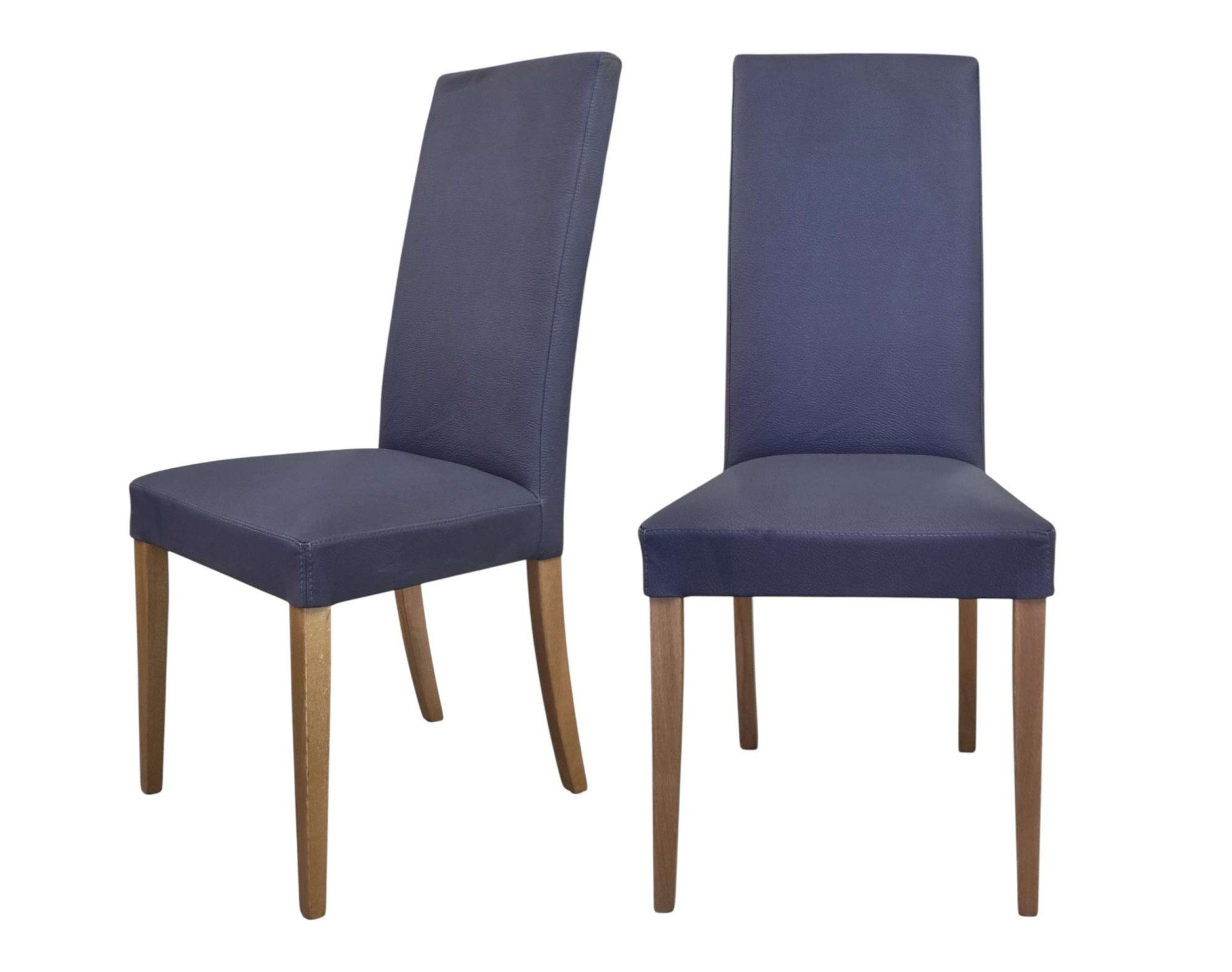 Home affaire Polsterstuhl Java Polsterstuhl, Küchenstuhl, 4-Fußstuhl (Set, 2 St), Bequem und stilvoll. Gepolstert. Hohe Lehne. Massivholz-Beine.