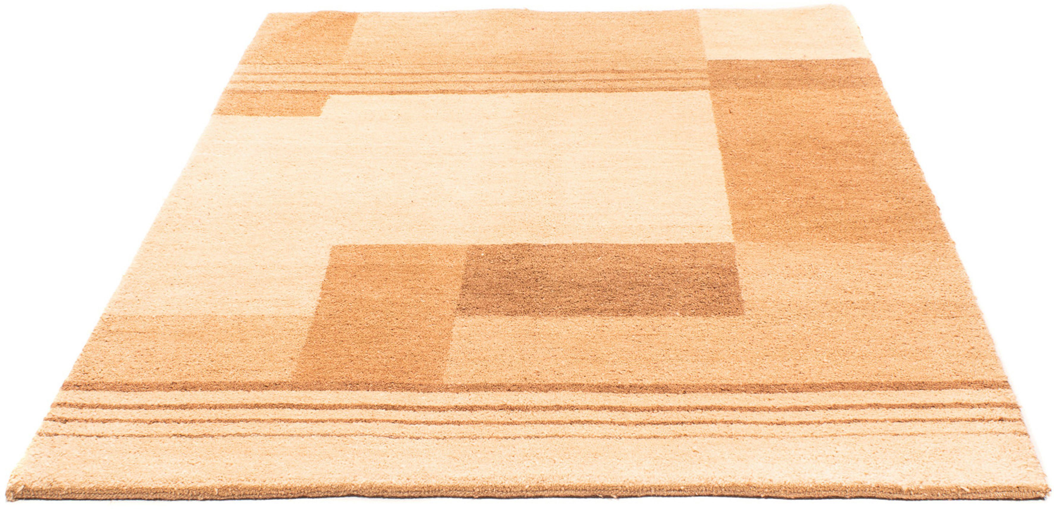 Wollteppich Gabbeh - Indus - 198 x 141 cm - mehrfarbig, morgenland, rechteckig, Höhe: 18 mm, Wohnzimmer, Handgeknüpft, Einzelstück mit Zertifikat