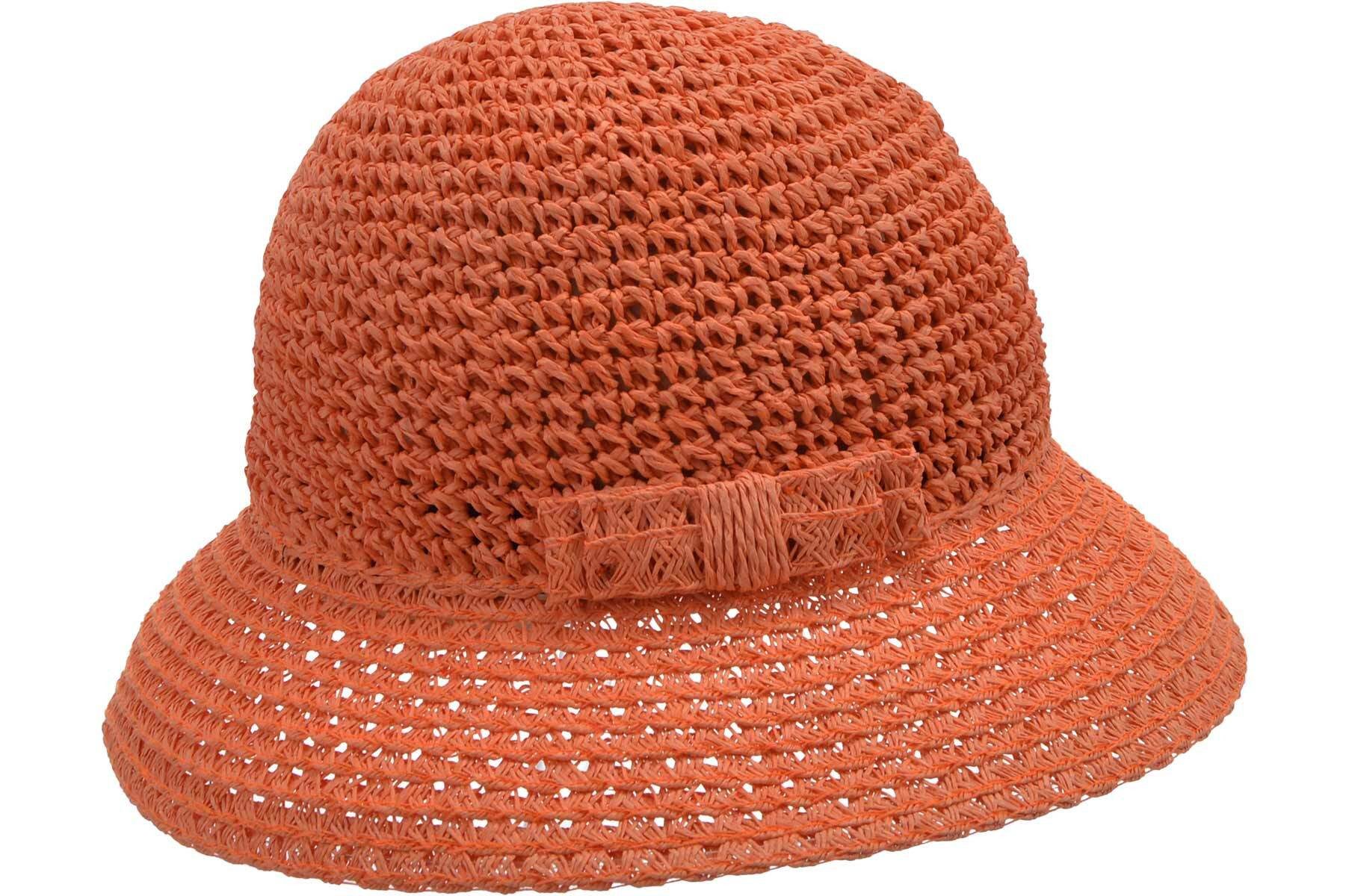 Seeberger Sonnenhut Papierstroh Glocke mit Schleife günstig online kaufen