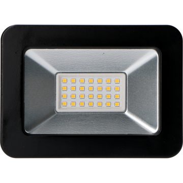 LED's light LED Flutlichtstrahler 0310702 LED-Außenstrahler, LED, schwarz 20 Watt neutralweiß IP65