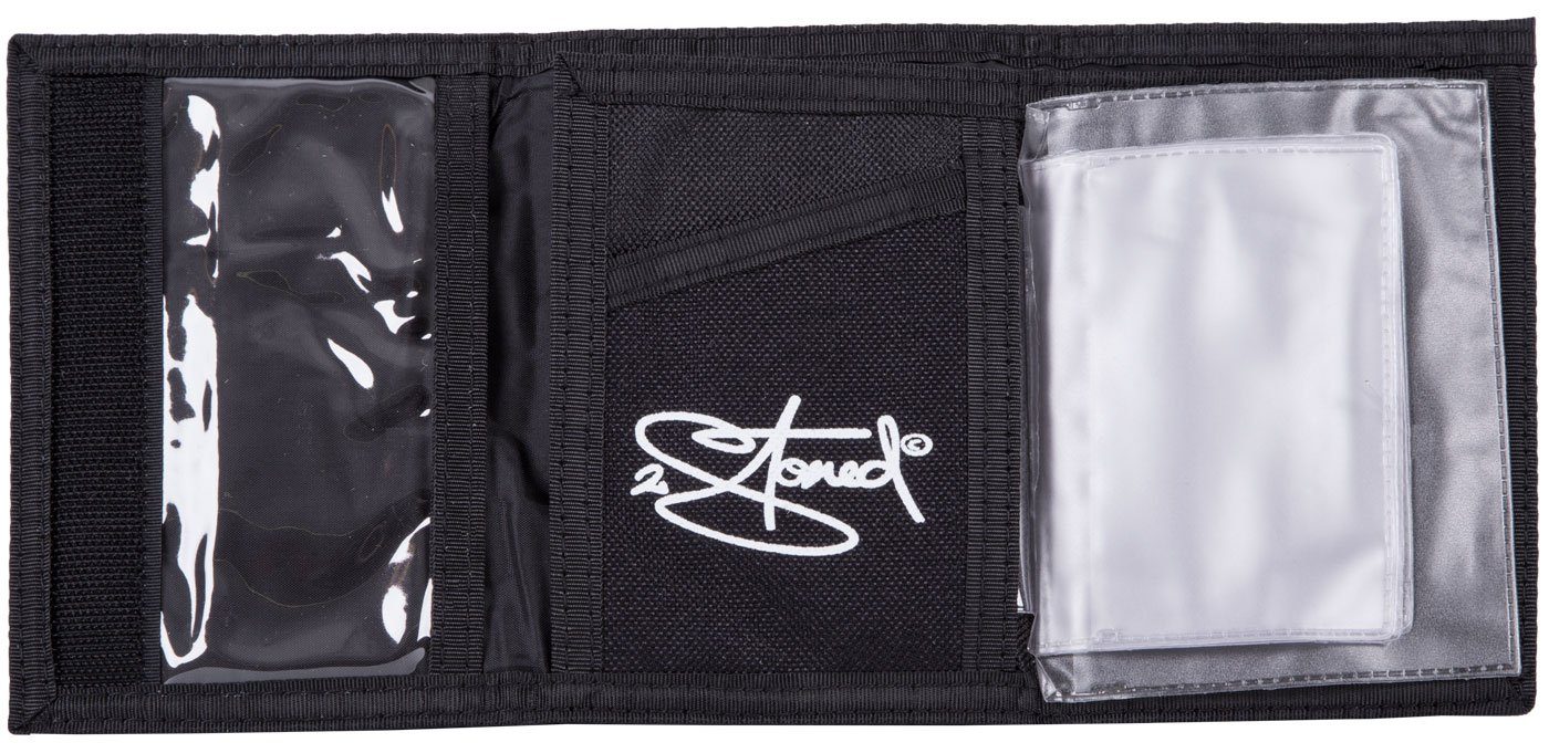Classic 2Stoned Wallet Sky und Klettverschluß Geldbörse Erwachsene für Kinder mit