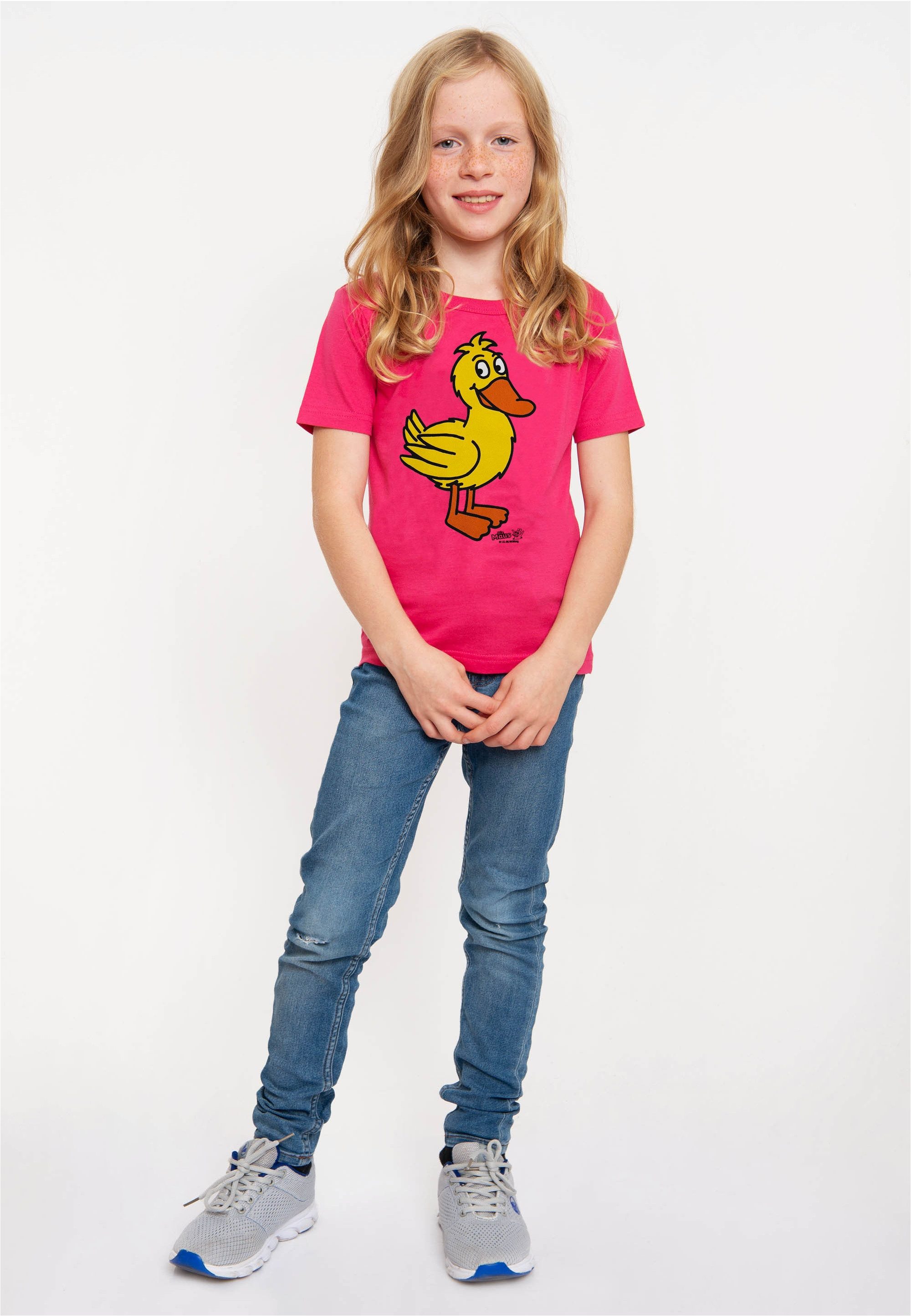 LOGOSHIRT T-Shirt Die Sendung mit der Maus mit coolem Print