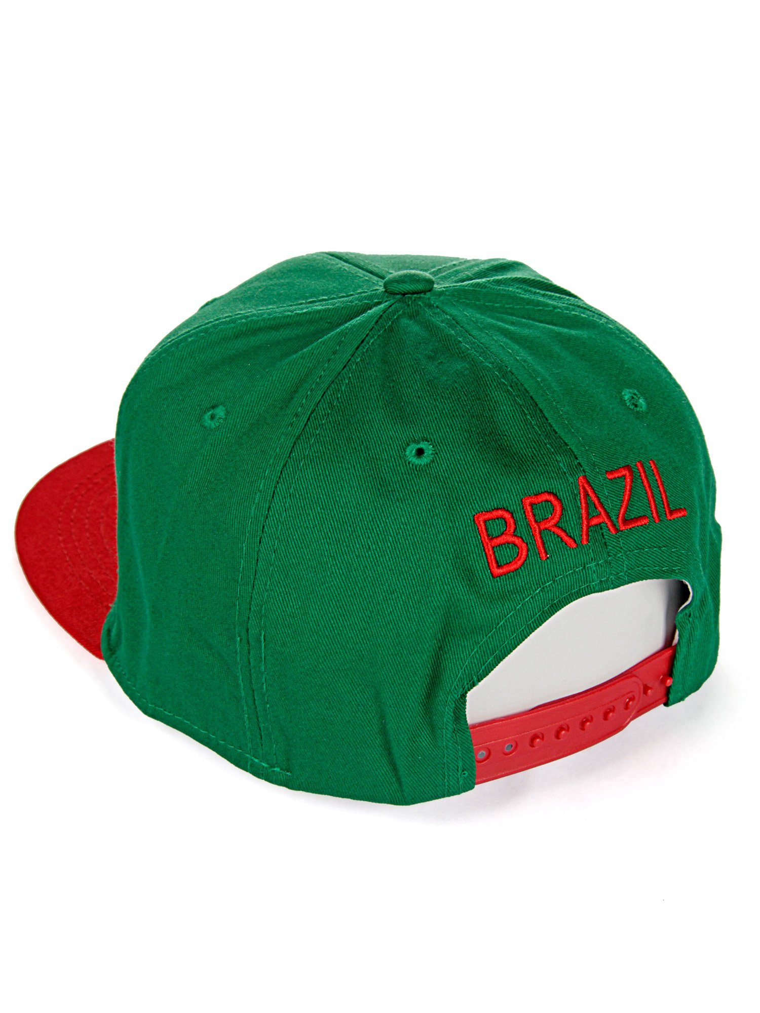 Brasilien-Stickerei Baseball Gurham Cap trendiger grün mit RedBridge