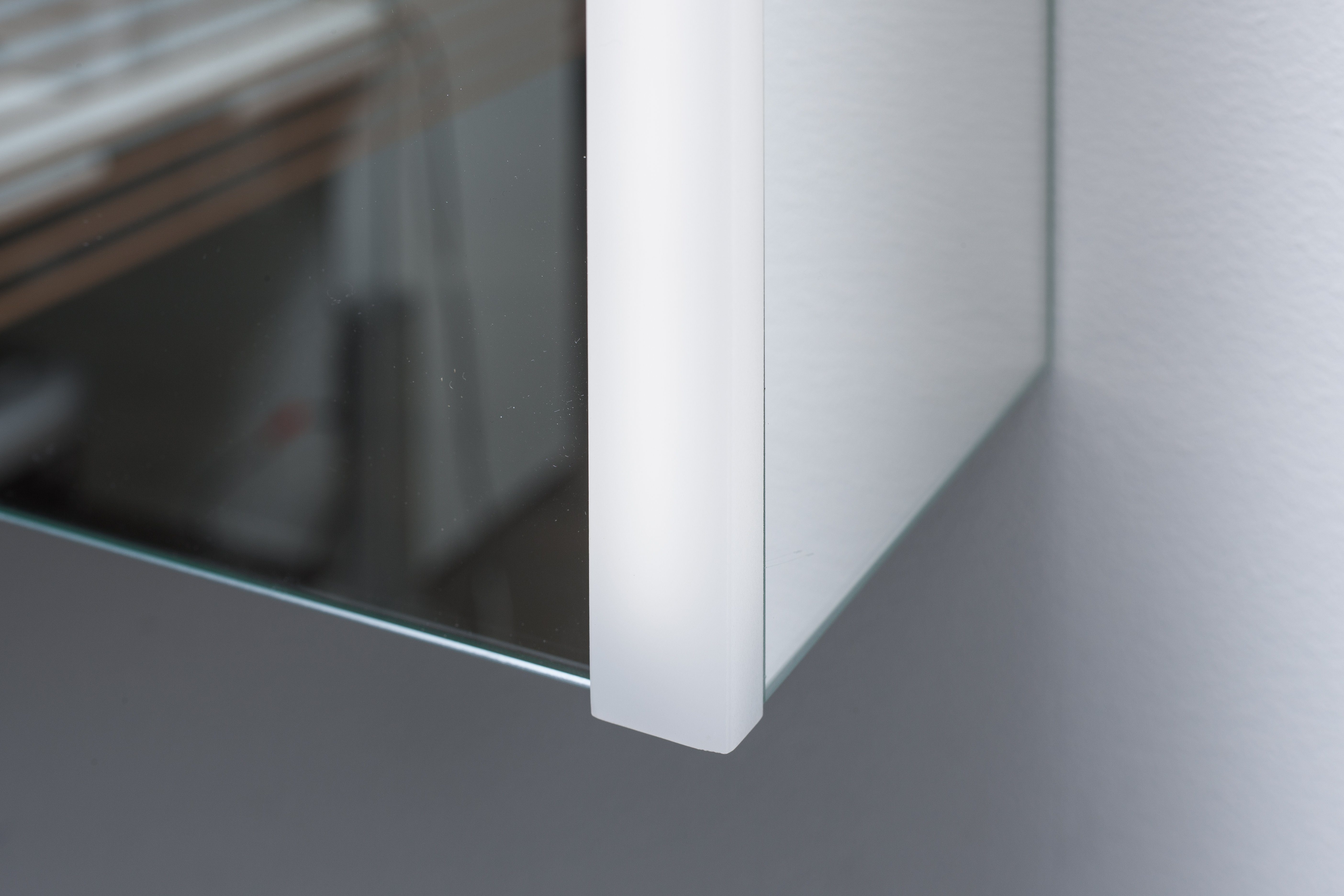welltime Spiegelschrank Ahus Mit Soft-Close-Funktion, inklusive Beleuchtung, Breite 100 cm, FSC®