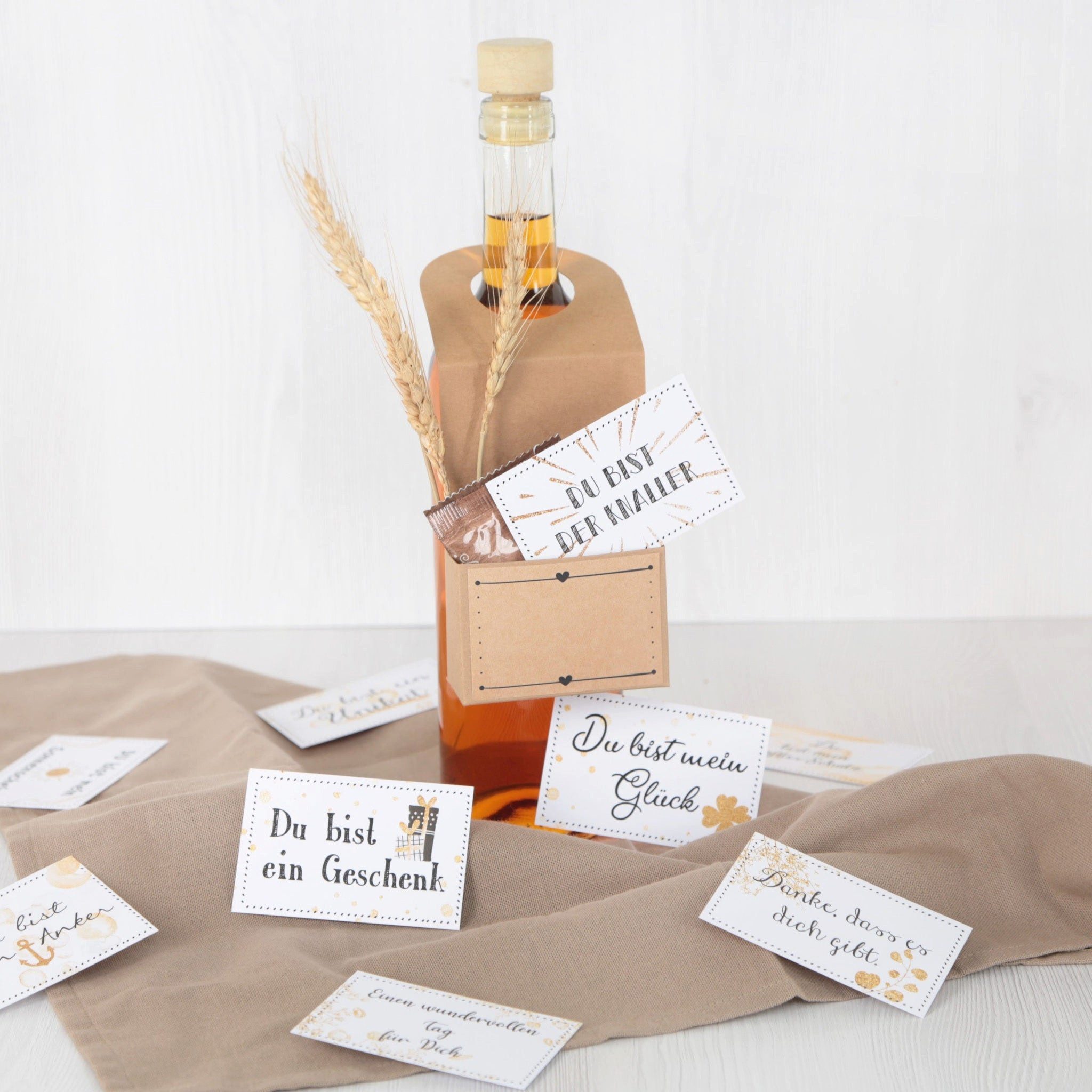 Logbuch-Verlag Dekofigur 20 kleine Spruchkarten DU BIST … - Sprüche Karten günstig online kaufen