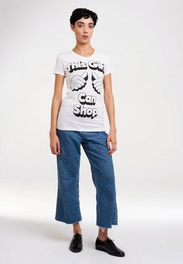 LOGOSHIRT T-Shirt This Girl Can Shop mit witzigem Statement-Print