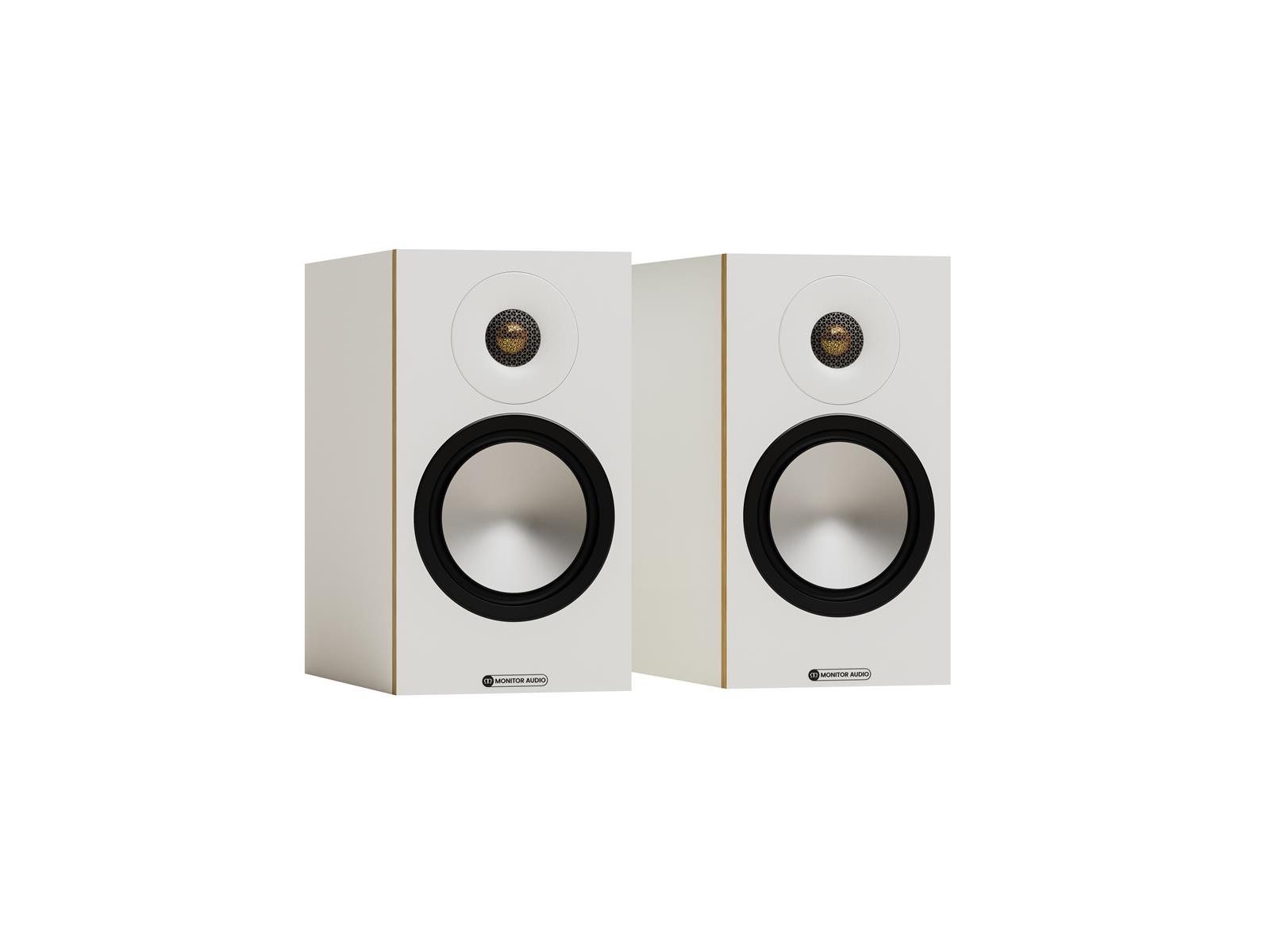 MONITOR AUDIO Monitor Audio Bronze 50 7G (Paar) weiß Regal-Lautsprecher