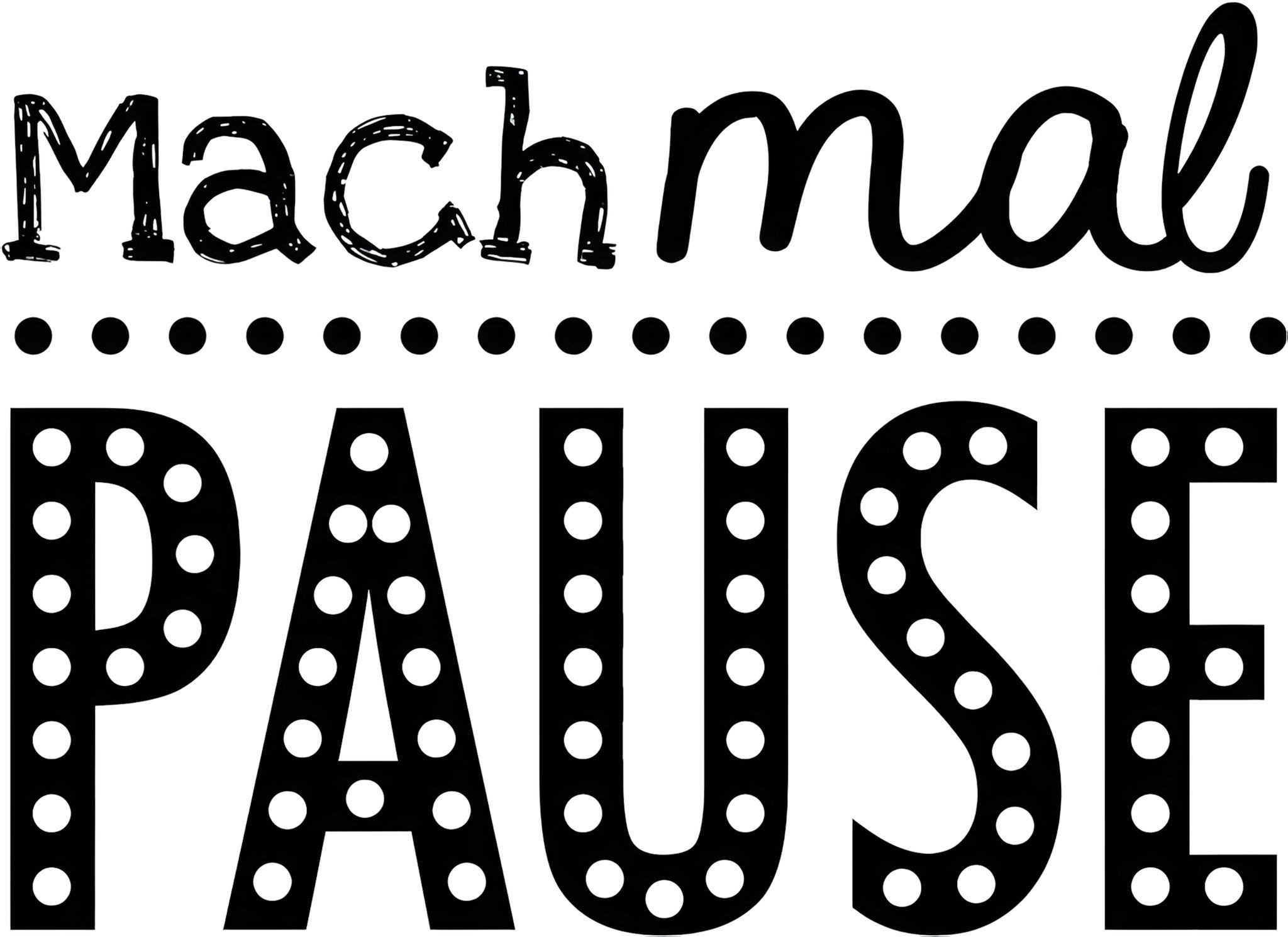 Heyda Stempel HEYDA 211803004 Stempel Mach mal Pause Holz matt lackiert