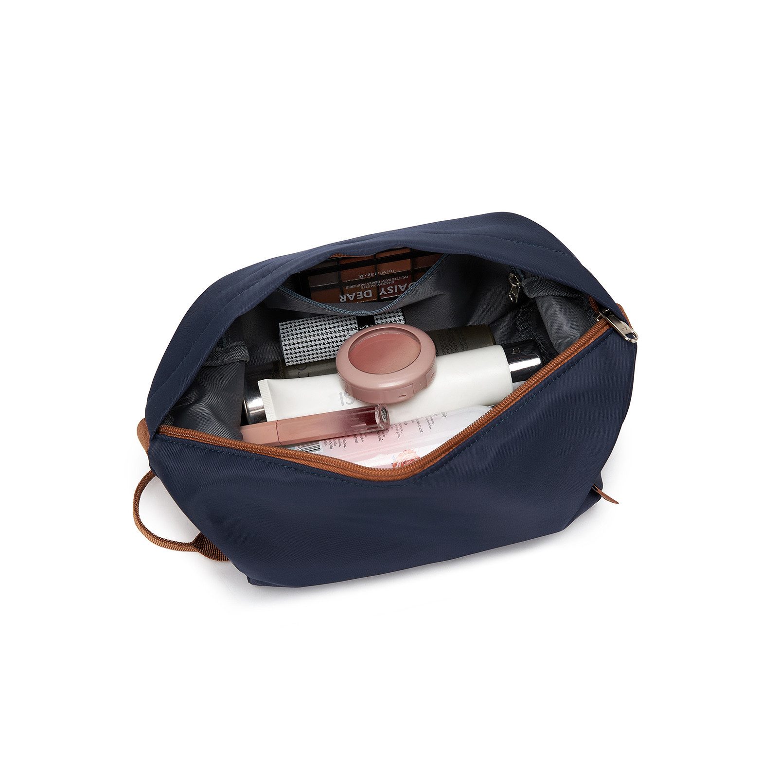 KONO Reisetasche Set mit Kosmetiktasche, 45×36×20cm Polyester Twill Handgepäck – Bild 5 von 5