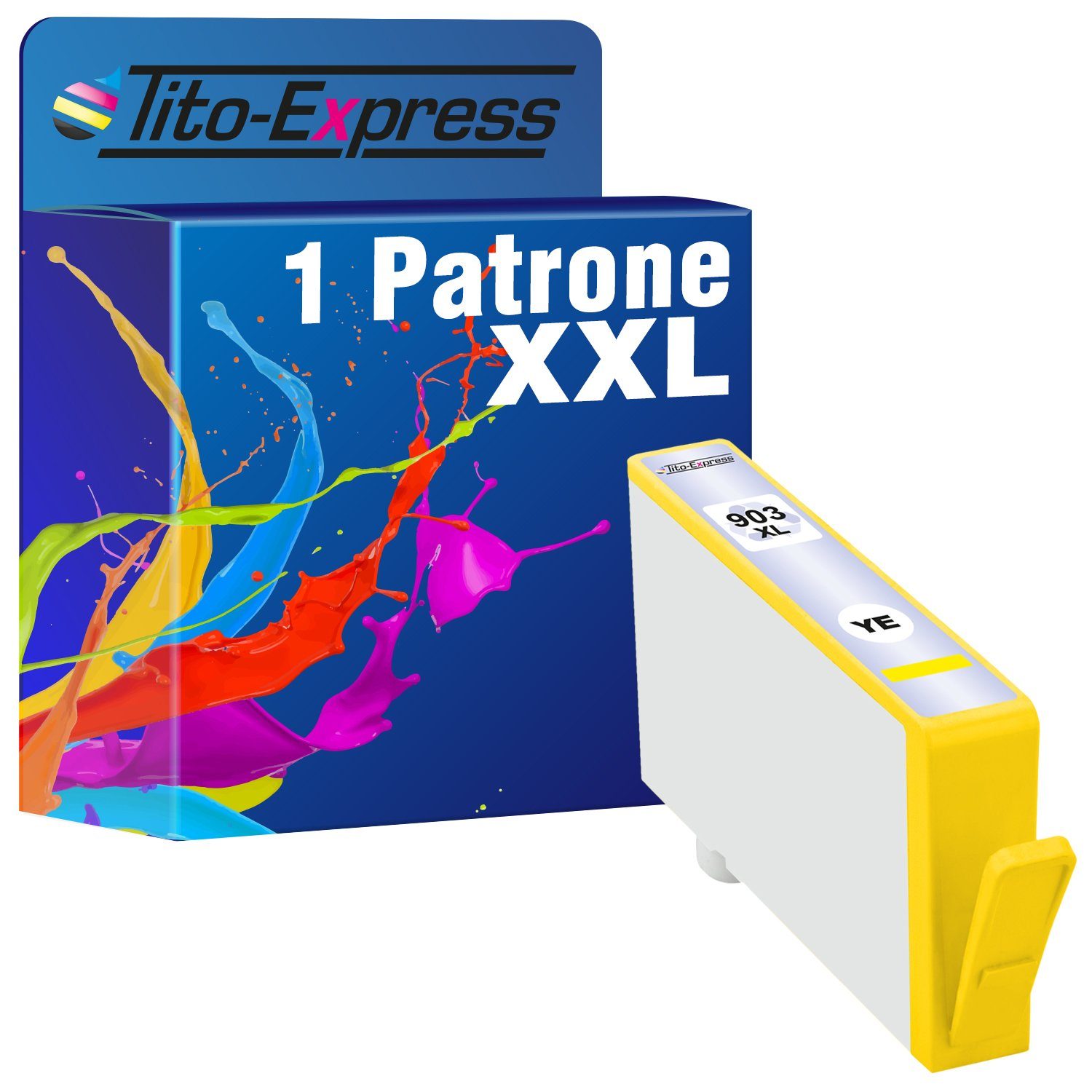 Tito-Express ersetzt HP 903 XL 903XL Yellow Tintenpatrone (für 903XL Multipack Officejet 6950 Pro 6970 6960 All-in-One 6975 Pro)