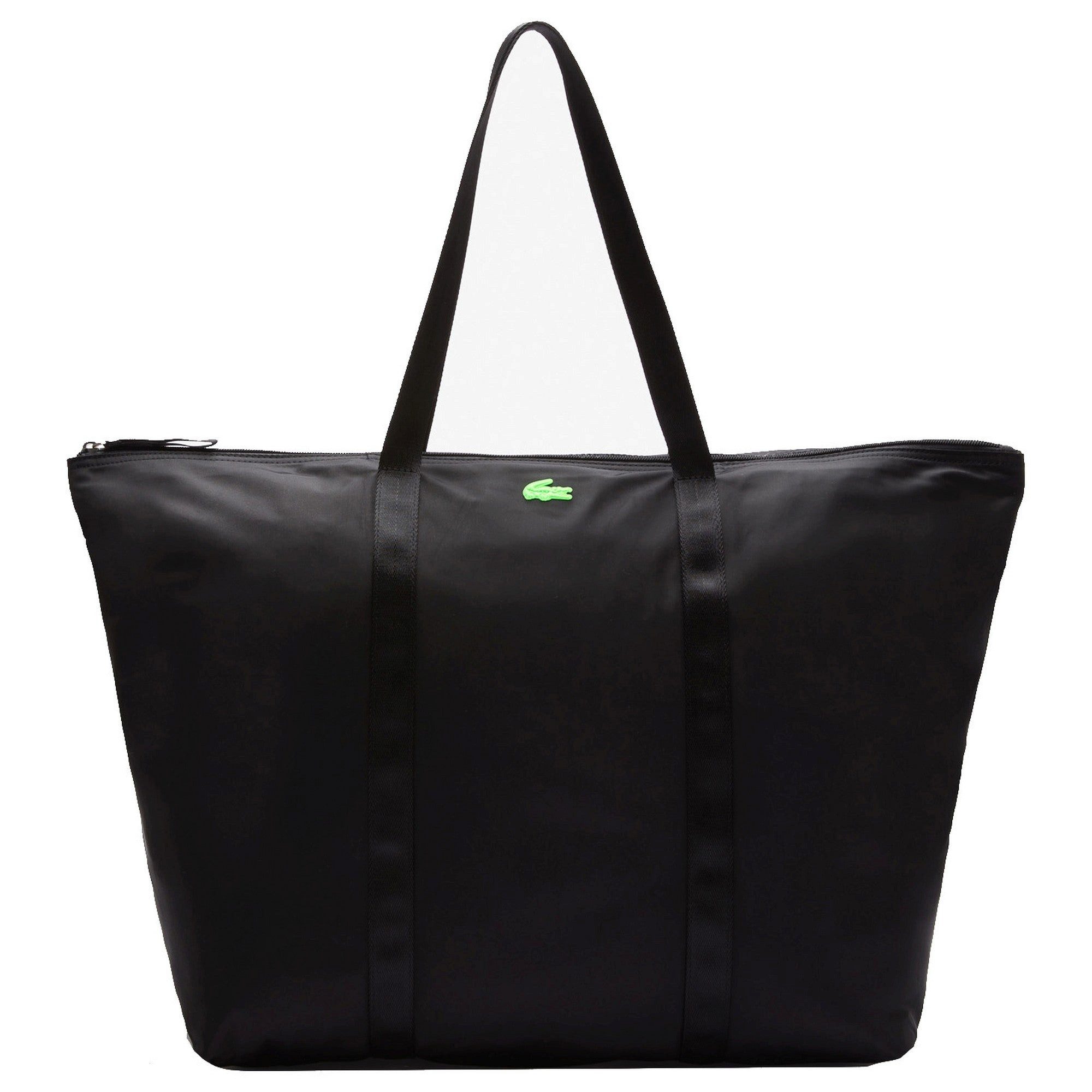 Shopper Izzie - Shopper aus leichtem Nylon 66 cm (noir vert fluo)