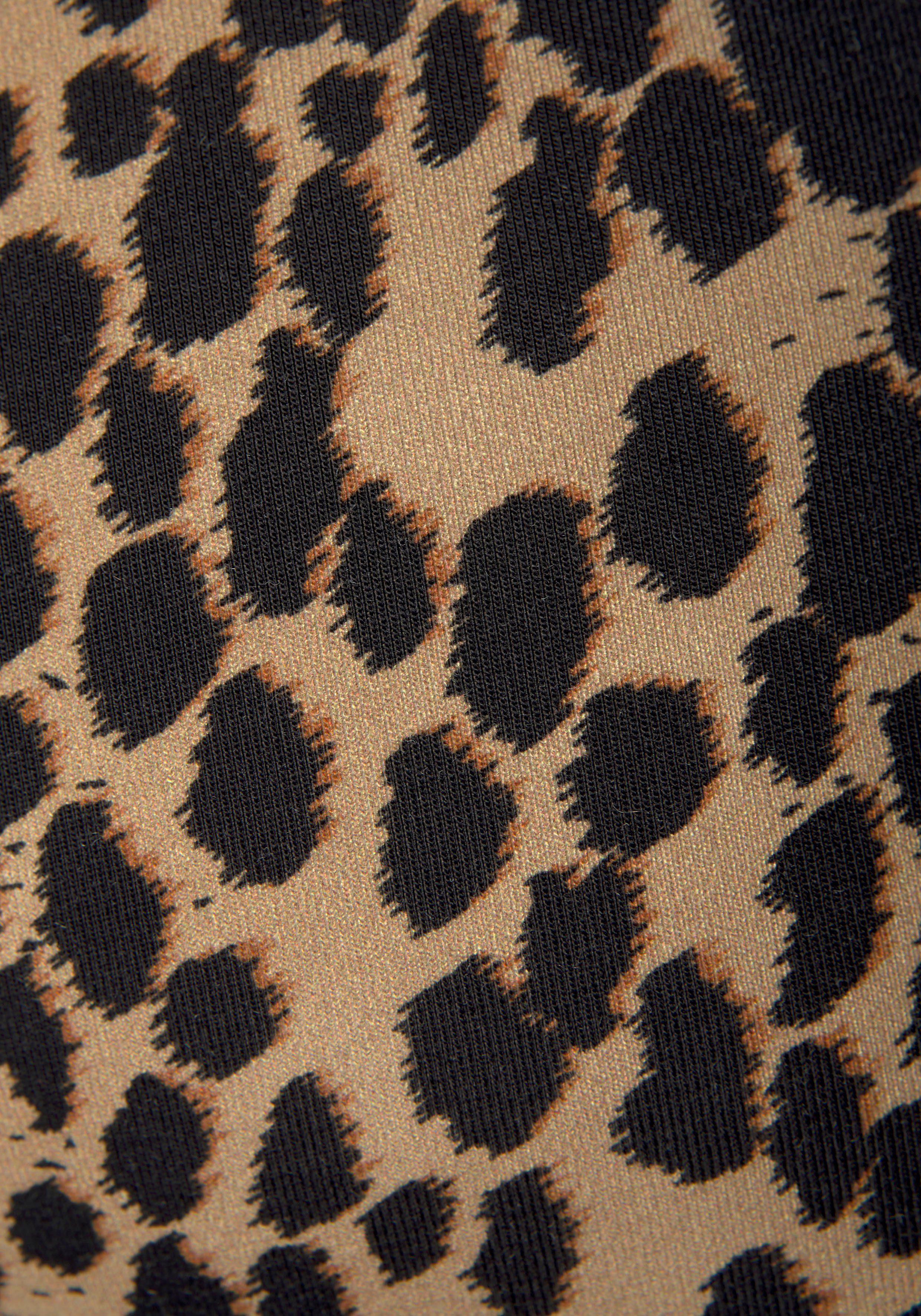 Buffalo Leggings mit Leoprint