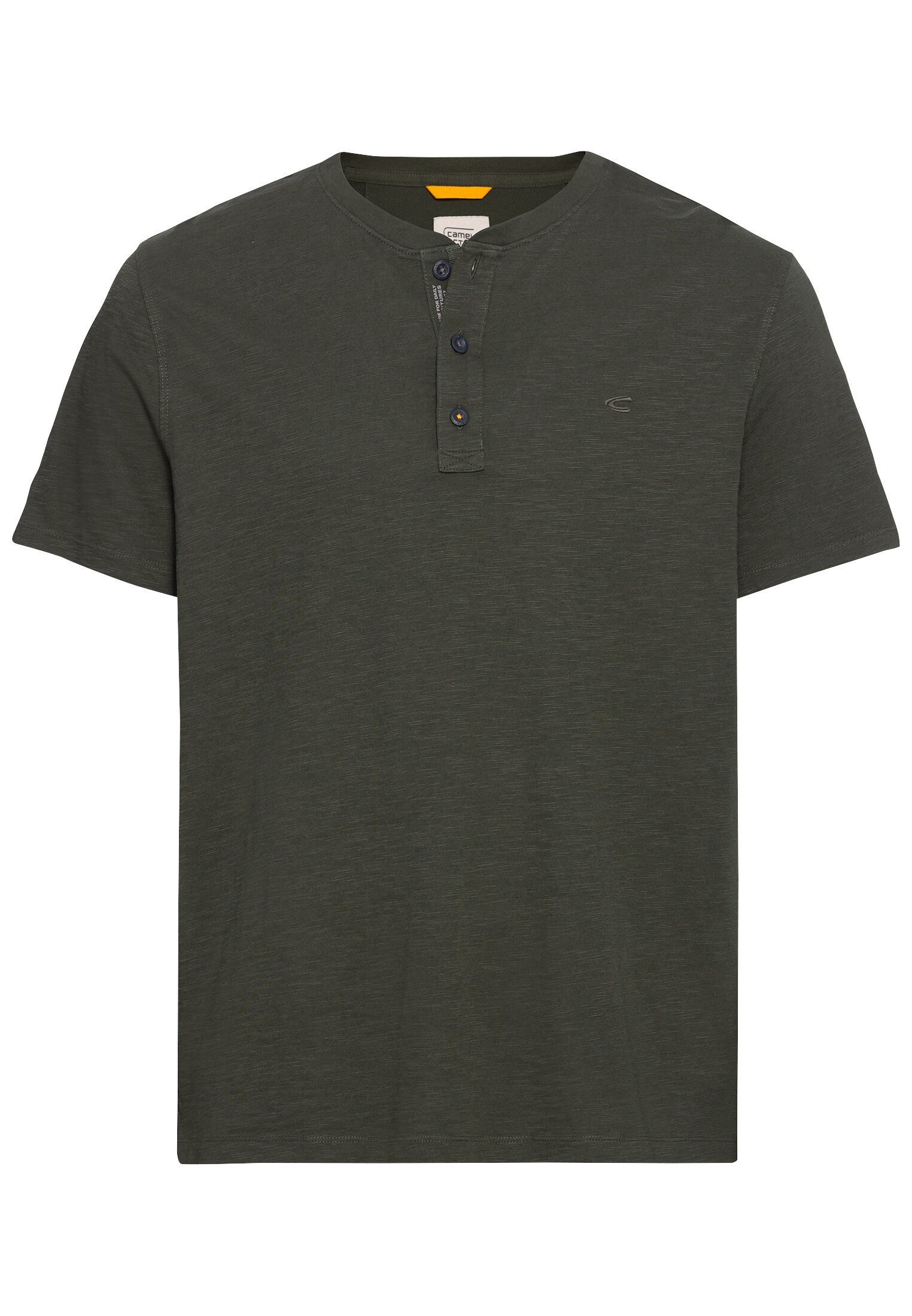 camel active T-Shirt mit Henley Ausschnitt