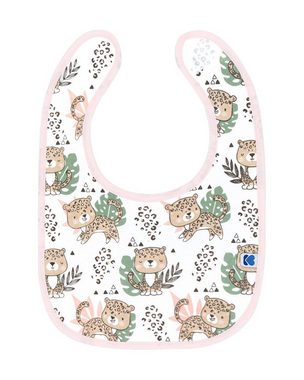 Kikkaboo Lätzchen Babylatz Savanna 3-tlg Set, (1-St), Klettverschluss, 100% Baumwolle, wasserfest