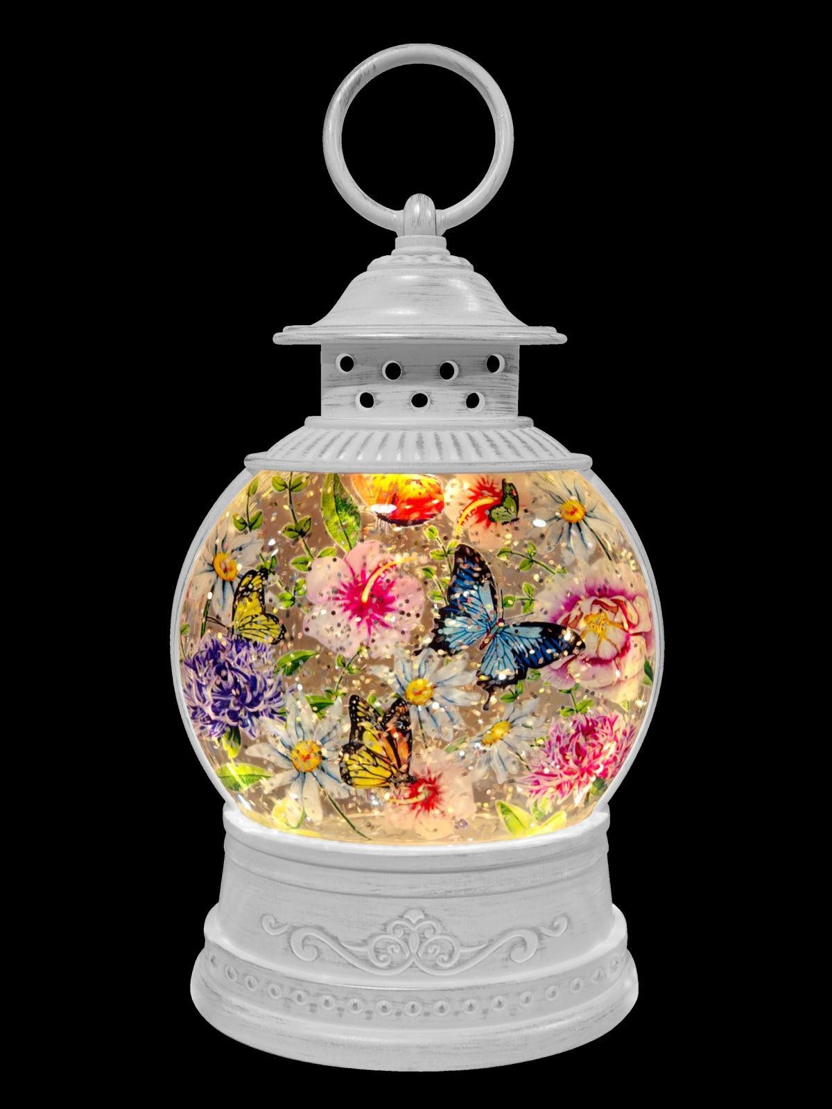 Musicboxworld Spieluhr Glitter Latern Butterflys and Flowers günstig online kaufen