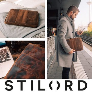 STILORD Laptop-Hülle STILORD "Wilson" Laptop Tasche 13,3 Zoll Leder