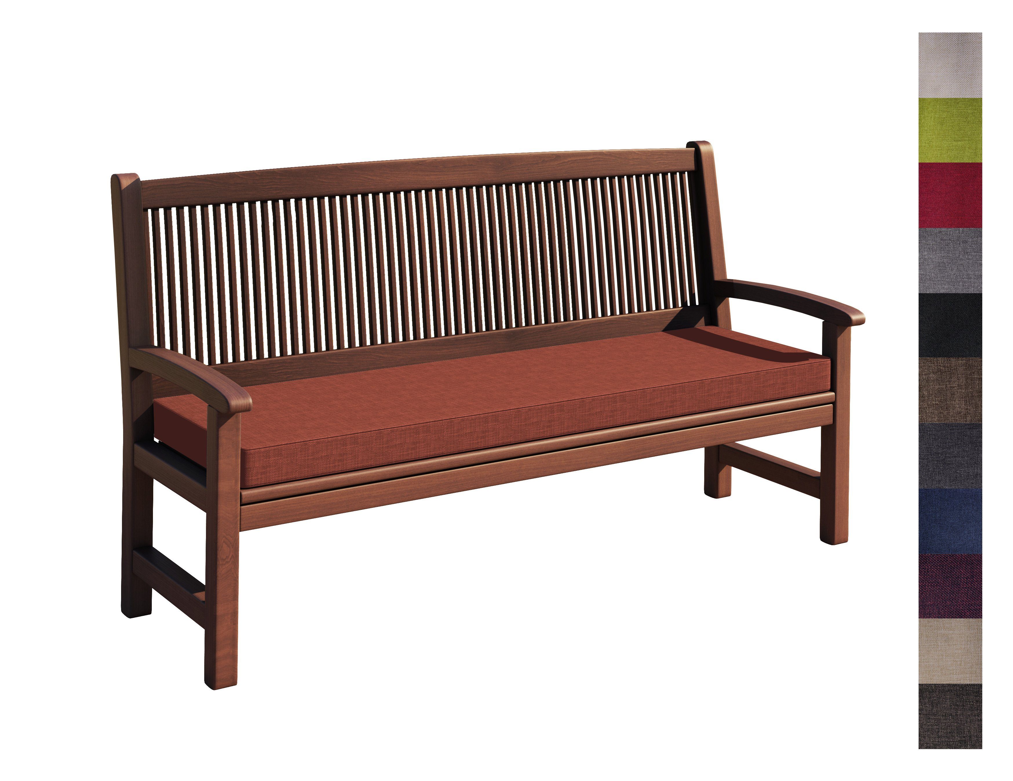 sunnypillow Bankauflage Bankkissen mit abnehmbarem Bezug, 100 x 30 x 5cm günstig online kaufen