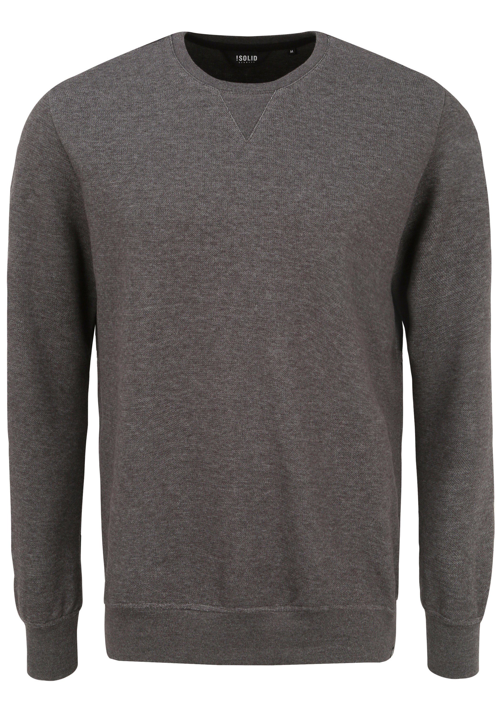 Dark !Solid Sweatpulli SDTemet Grey Sweatshirt Melange (1940071)