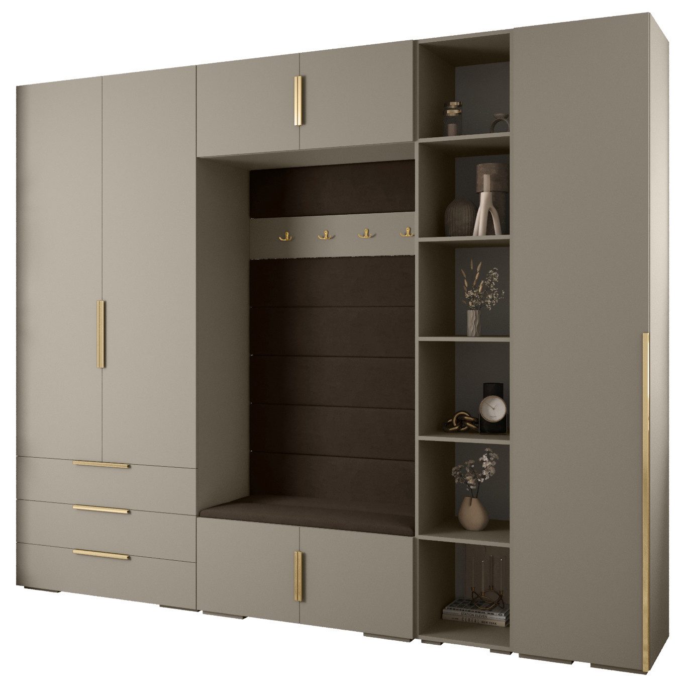 ABIKS MÖBEL Kompaktgarderobe INOVA 1 SATZ günstig online kaufen