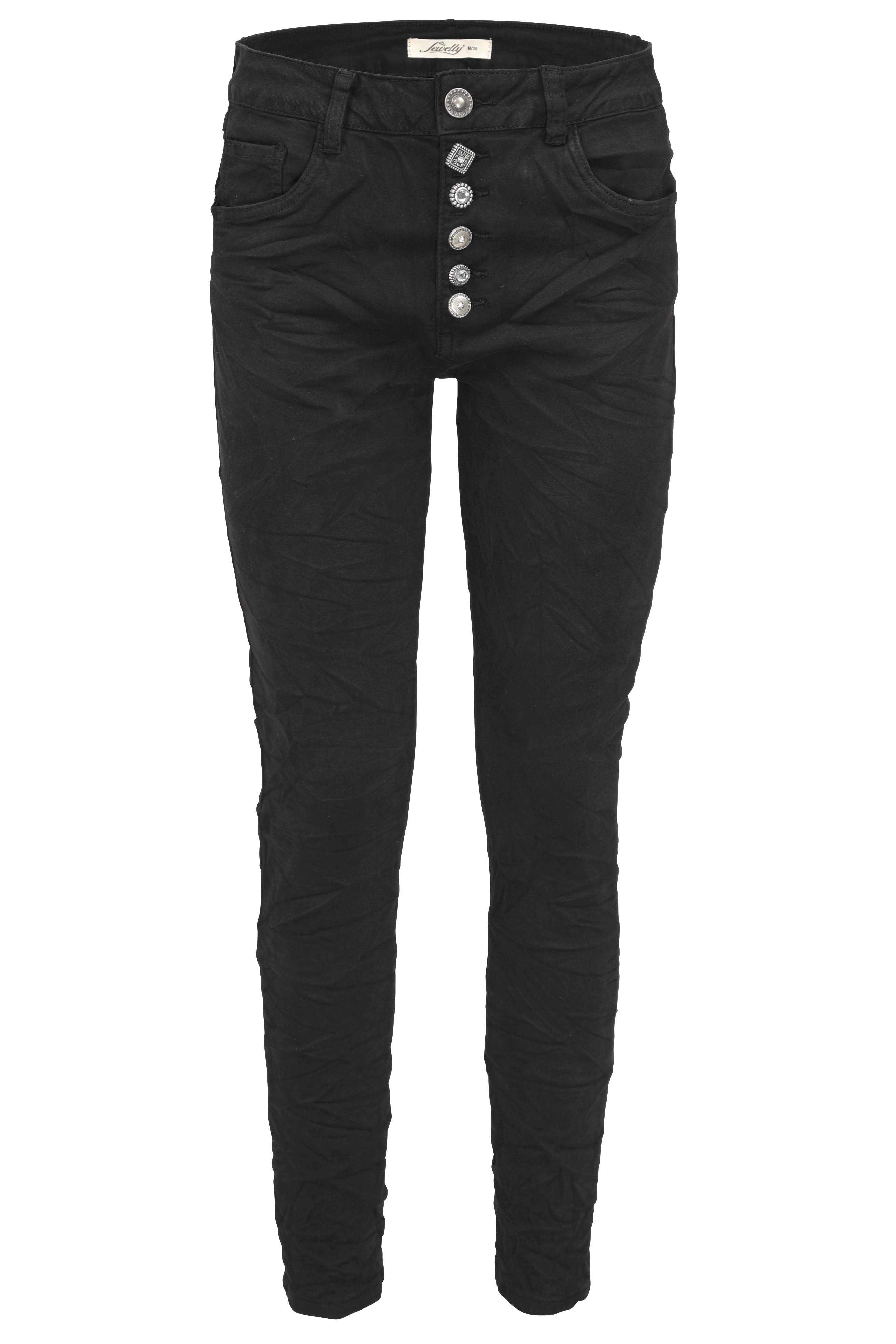 Jewelly Regular-fit-Jeans Stretch Jeans Five-Pocket im günstig online kaufen