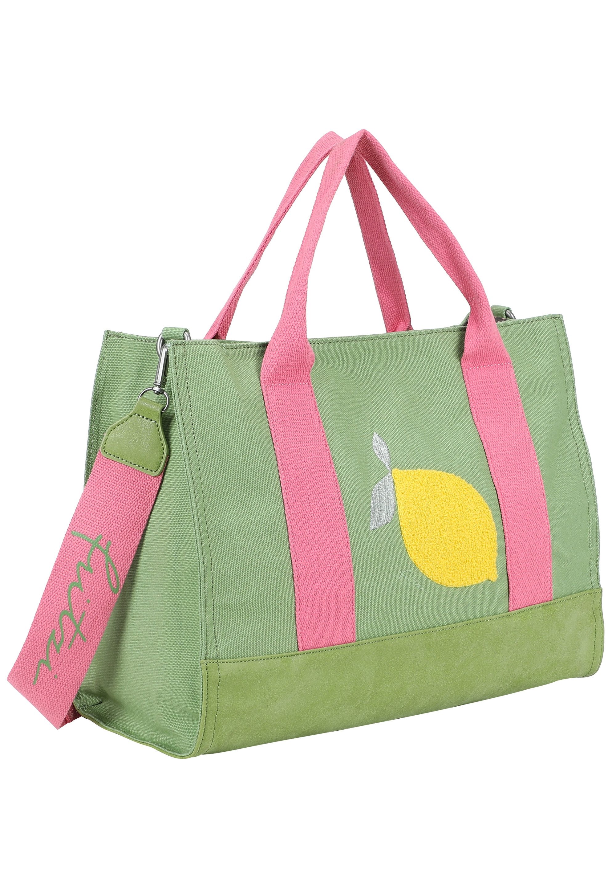 Fritzi aus Preußen Henkeltasche Tote Bag Limited Squeezy Lemon, im sommerlichen Design