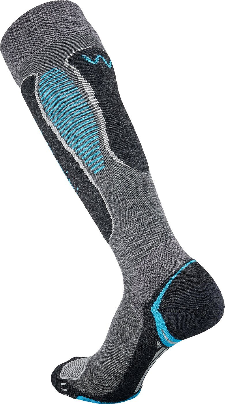 wapiti Skistrümpfe Wapiti W06 GRAU-BLAU