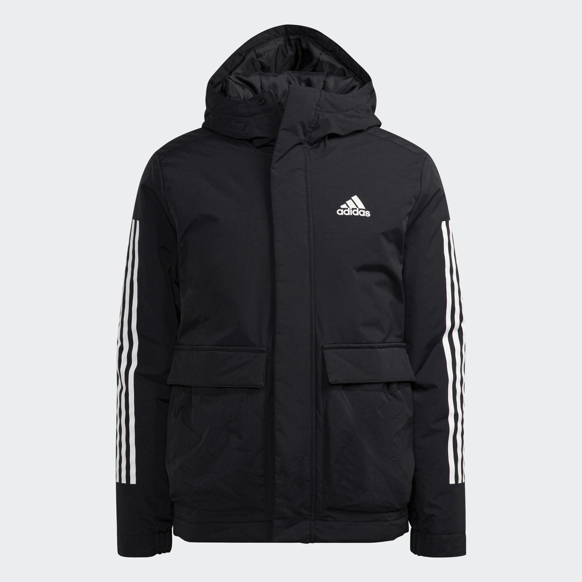 adidas Sportswear Funktionsjacke UTILITAS 3-STREIFEN HOODED JACKE – GENDERNEUTRAL Black