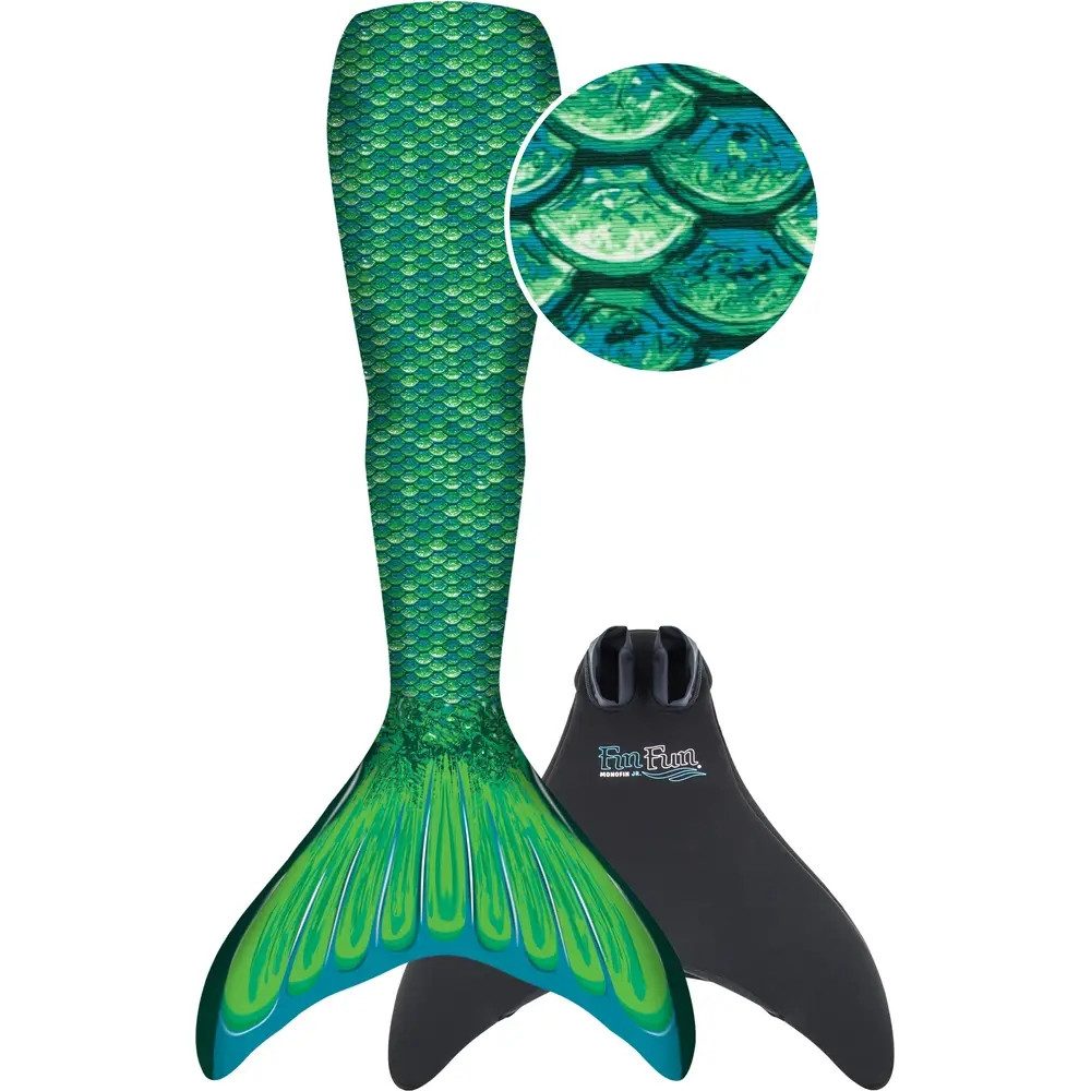 XTREM toys & sports Taucherbrille Fin Fun Meerjungfrau Mermaidens grün, L/XL