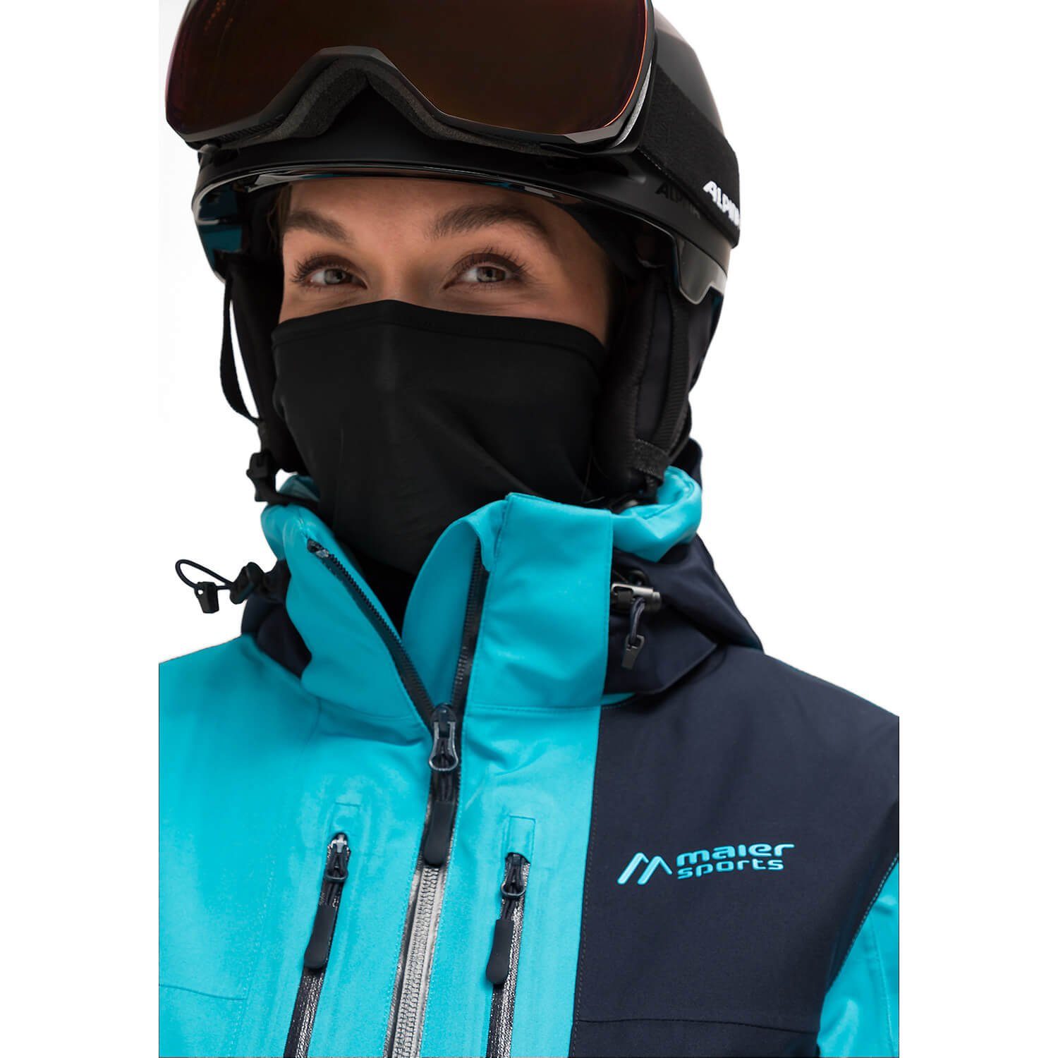 Maier Sports Skijacke Hellblau Manzaneda Jacke