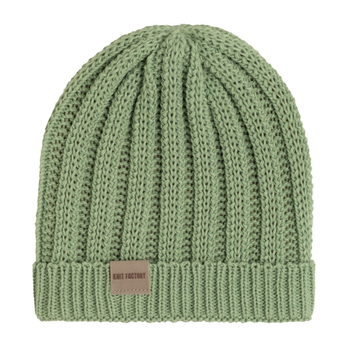 Strickmütze Nica Mütze Sage Green One Size Gestreift