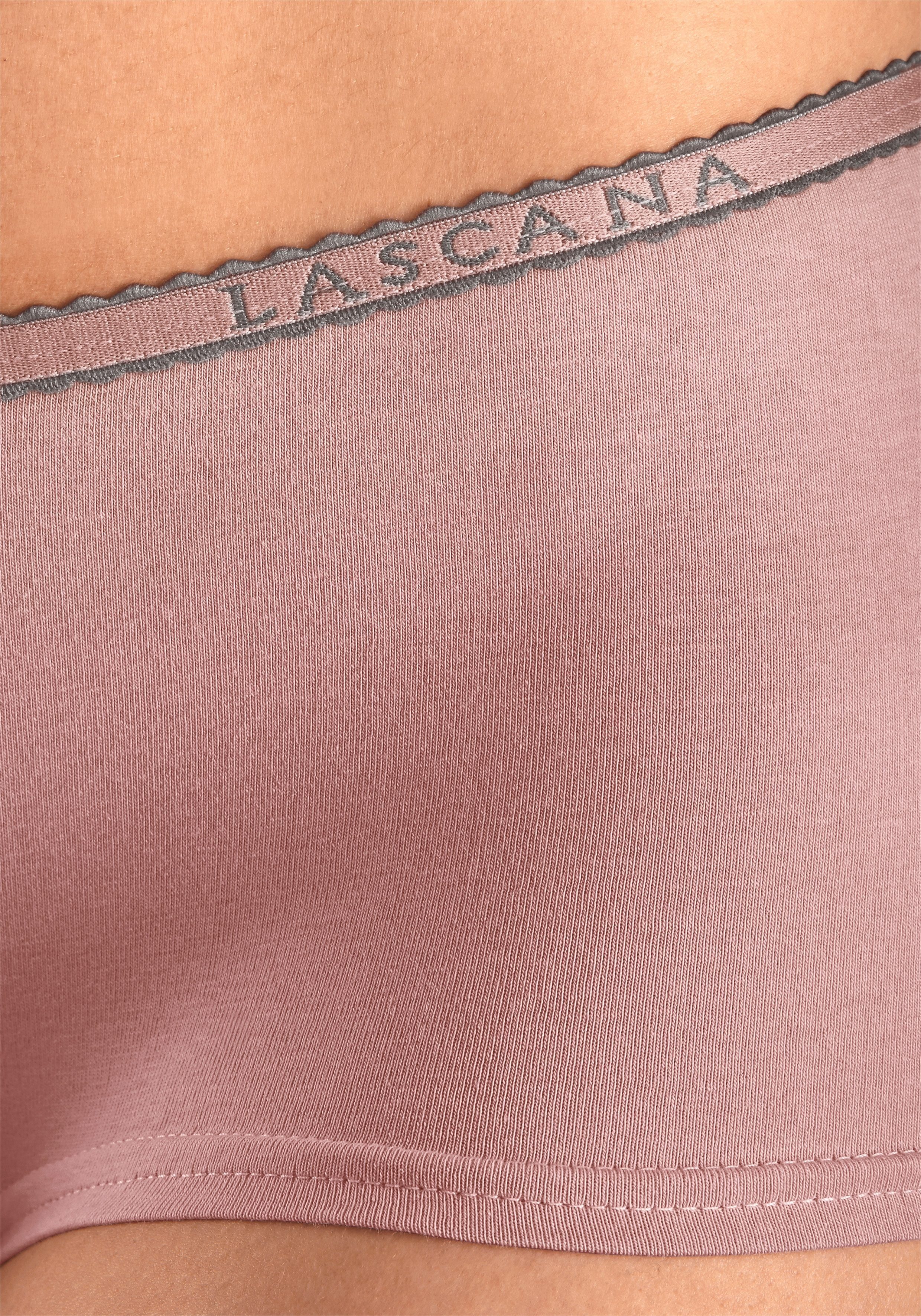 LASCANA Panty (4er-Pack) aus elastischer Baumwoll-Qualität – Bild 4 von 5