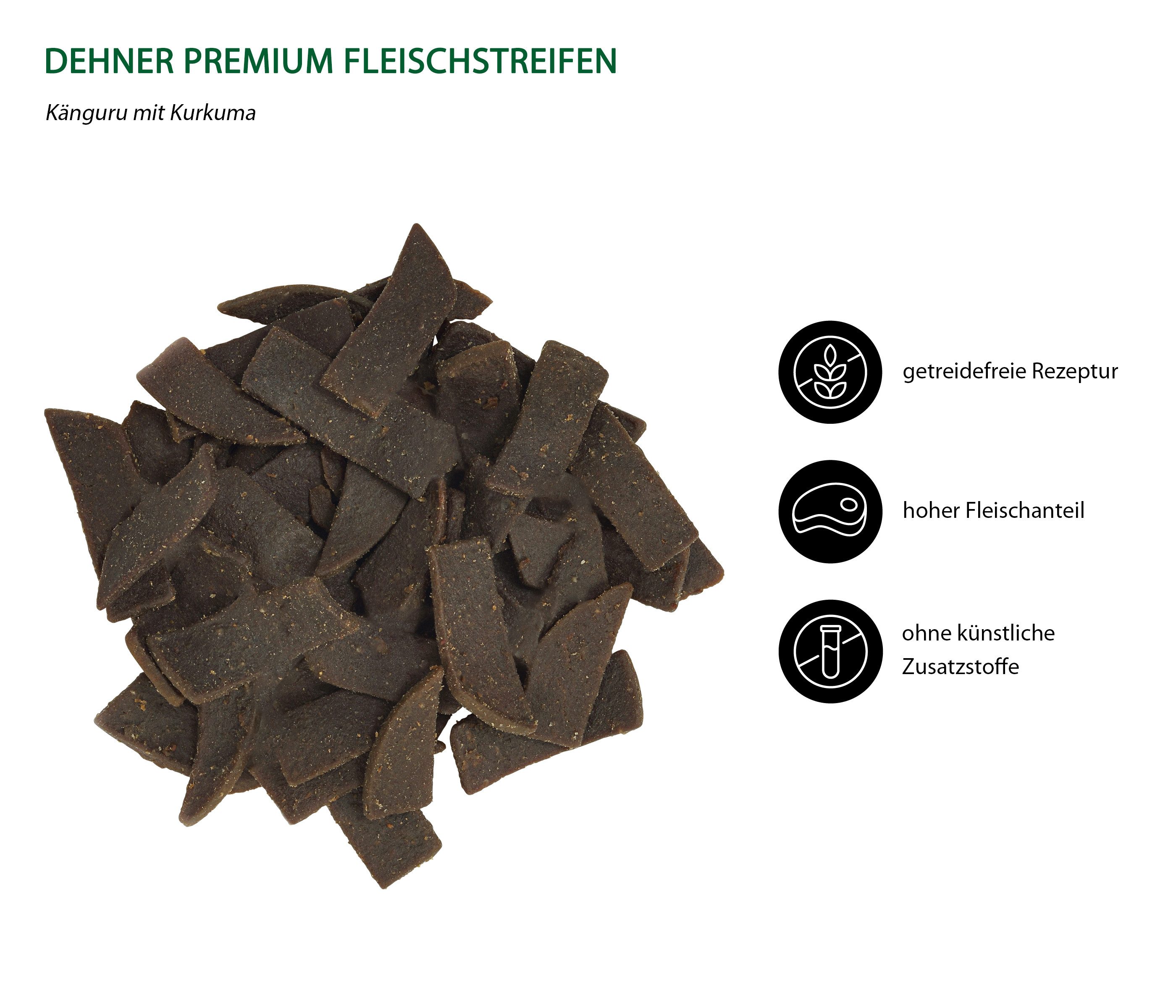 Dehner Dehner Premium Katzensnack Kängurufleisch mit Kurkuma, 45 g Känguru, Snack für: Katze