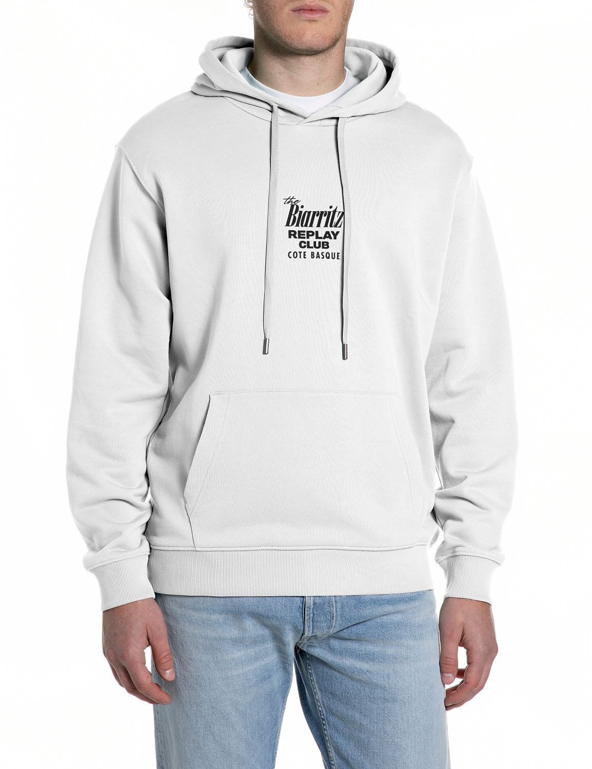 Replay Hoodie mit großem Rückenprint