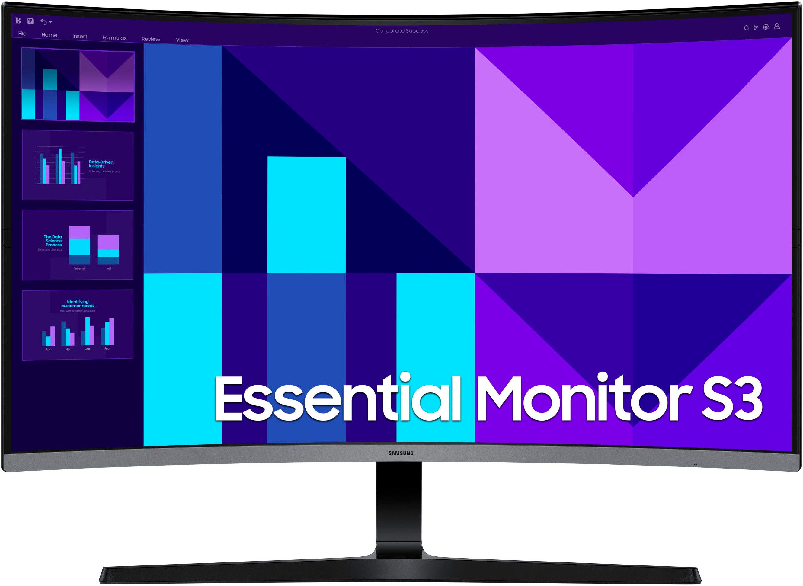 Samsung S32D396GAU Curved-LED-Monitor (80 cm/32 ", 1920 x 1080 px, Full HD, 4 ms Reaktionszeit, 100 Hz, LCD)