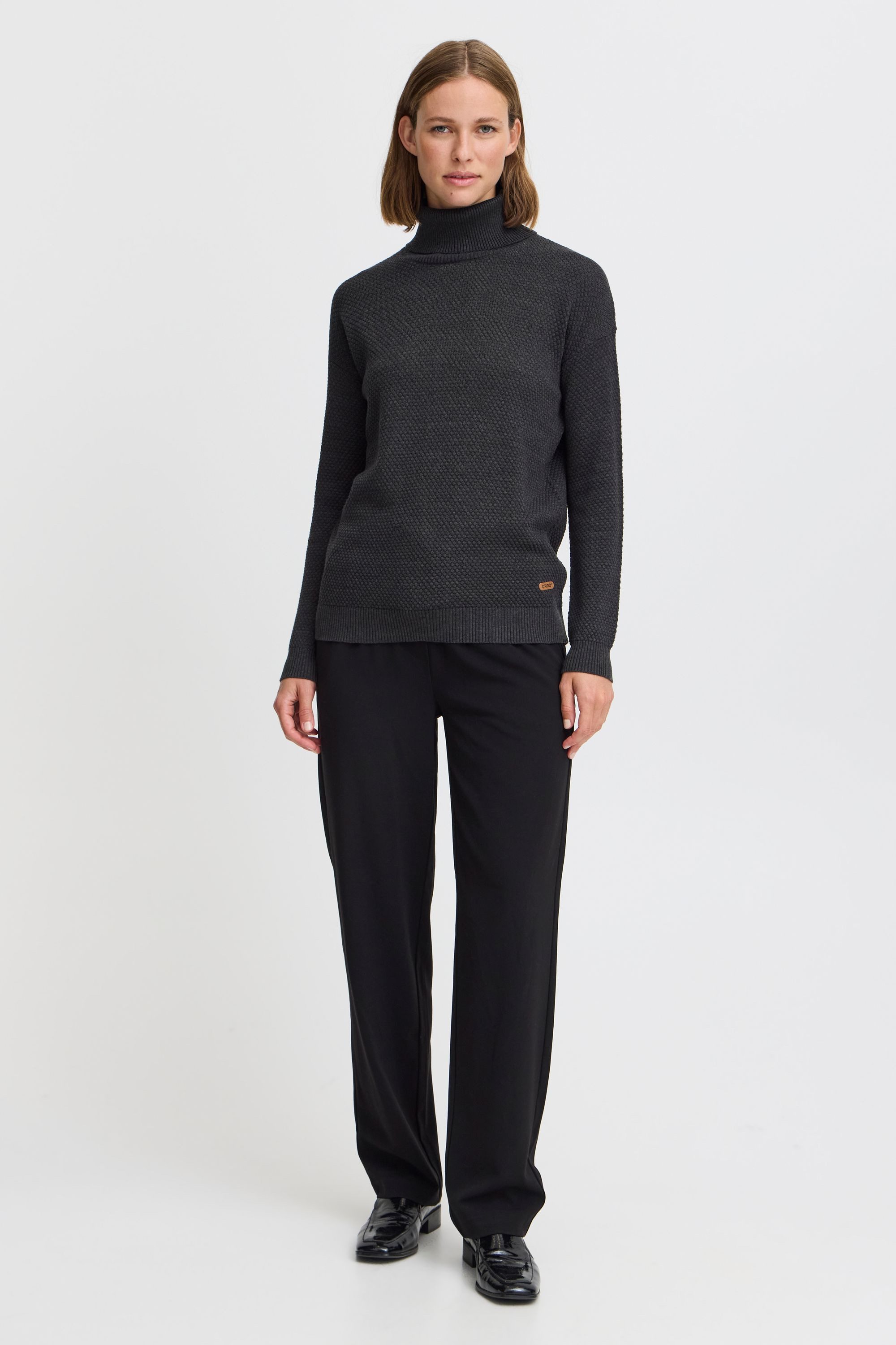 OXMO Rollkragenpullover OXSina Strickpullover mit Rollkragen günstig online kaufen