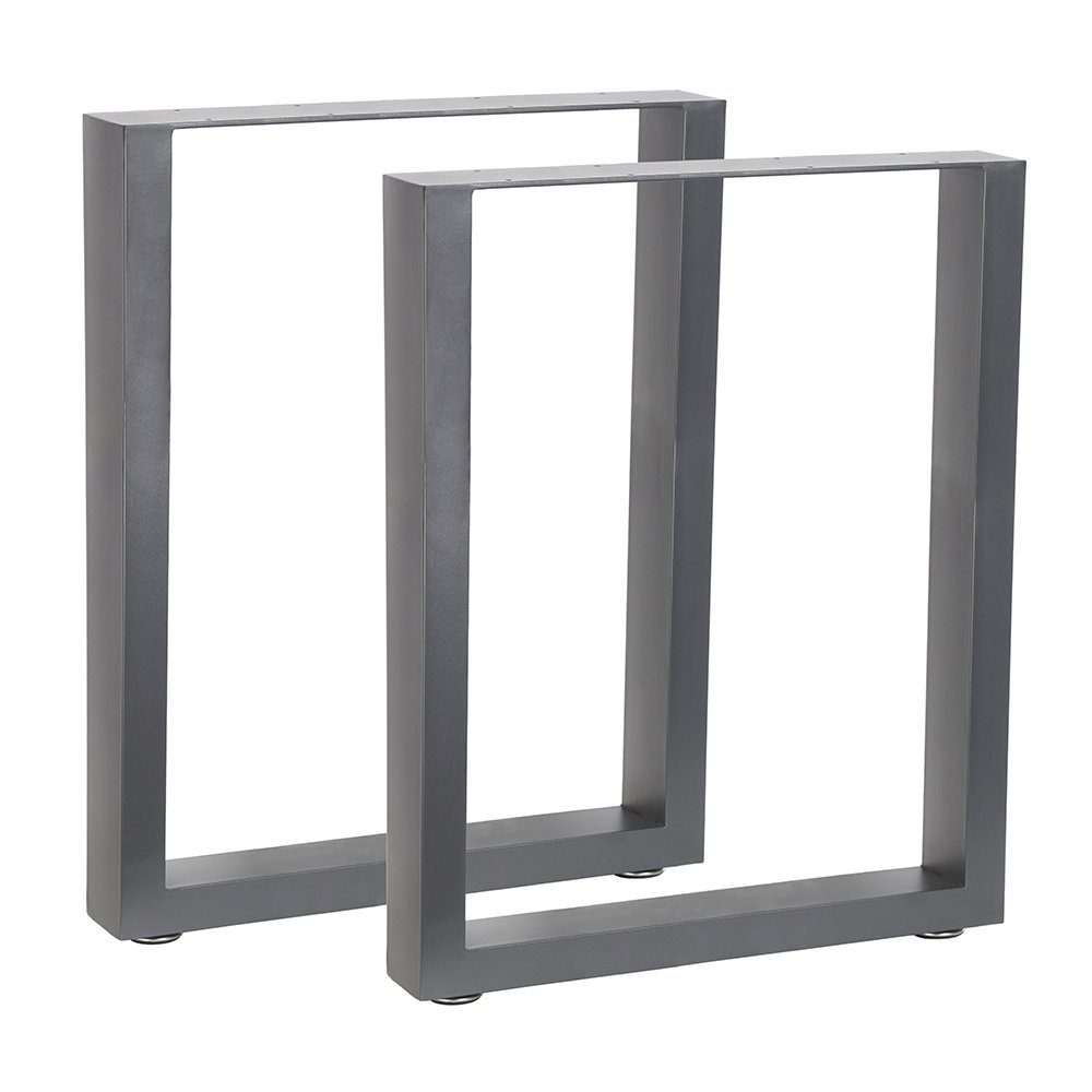 Feel2Home Tischgestell Tischuntergestell Мебельfüße Tischgestell Kufen versch. Farben/Größen, langlebig und pflegeleicht