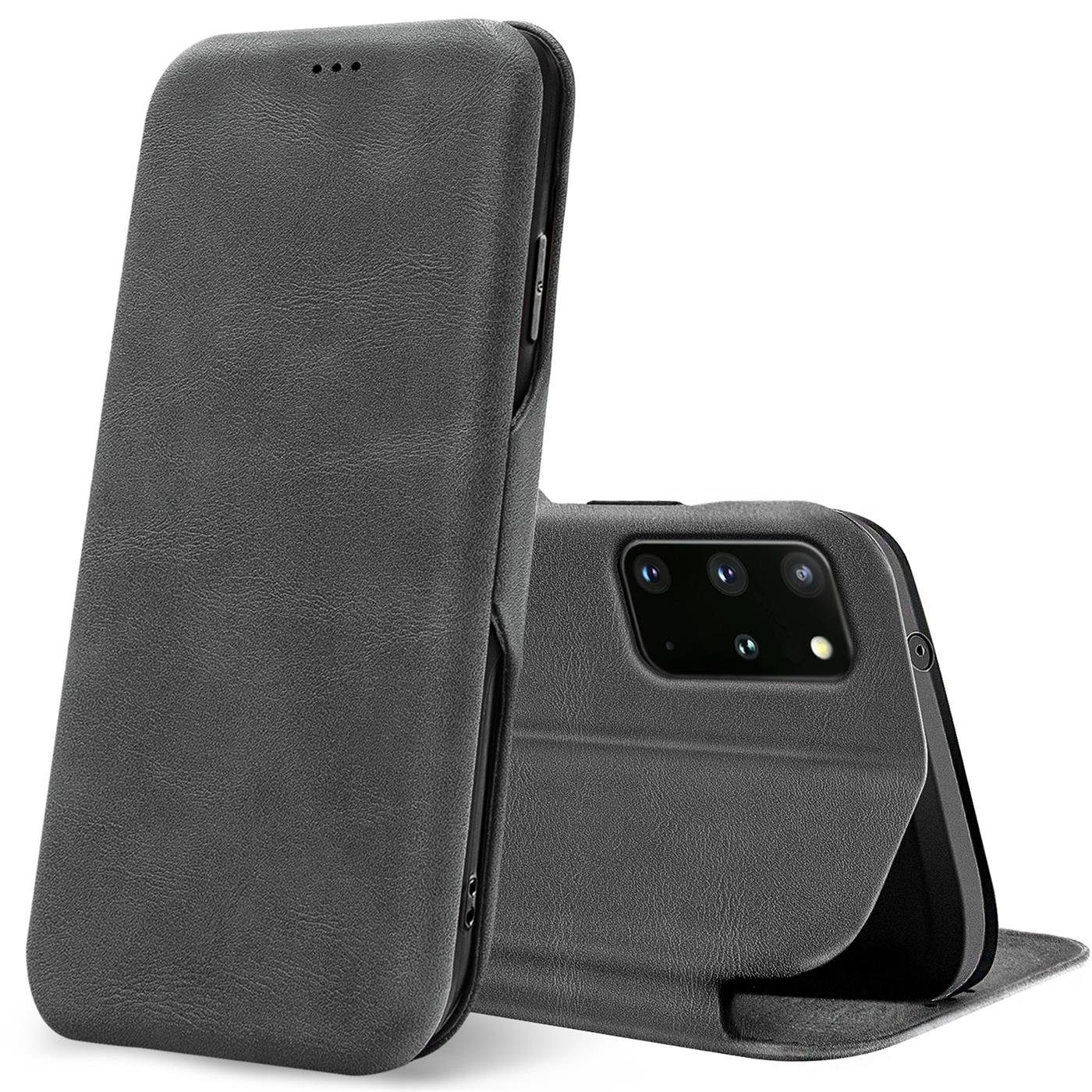 CoolGadget Handyhülle Business Premium Hülle für Samsung Galaxy S20 Plus 6,7 Zoll, Handy Tasche mit Kartenfach für Samsung S20+ 5G Schutzhülle