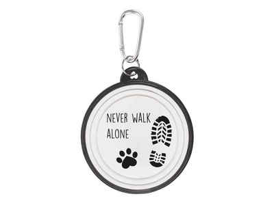 bb Klostermann Reisenapf Hundenapf Never walk alone - Walkies - 1 Stück, BPA-freies Silikon, robust und perfekt für unterwegs oder auf Reisen