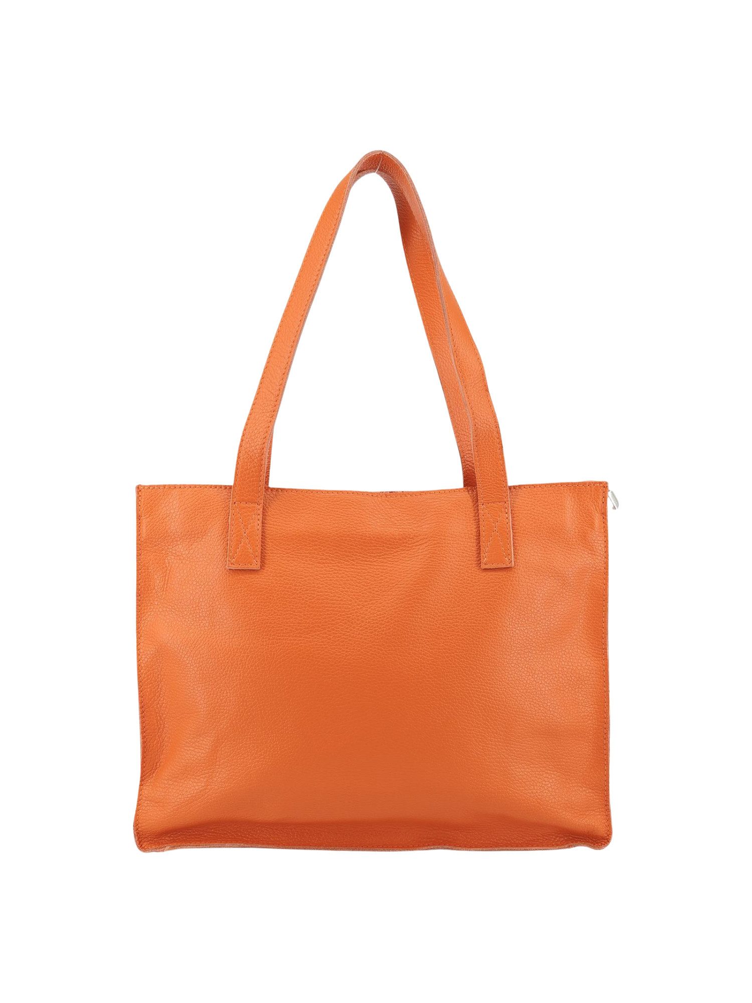 BRISE TASCHE Shopper Eleganter Leder Shopper mit Reißverschluss, 100% Echtleder, großes Hauptfach, Reißverschluss, leichte Struktur