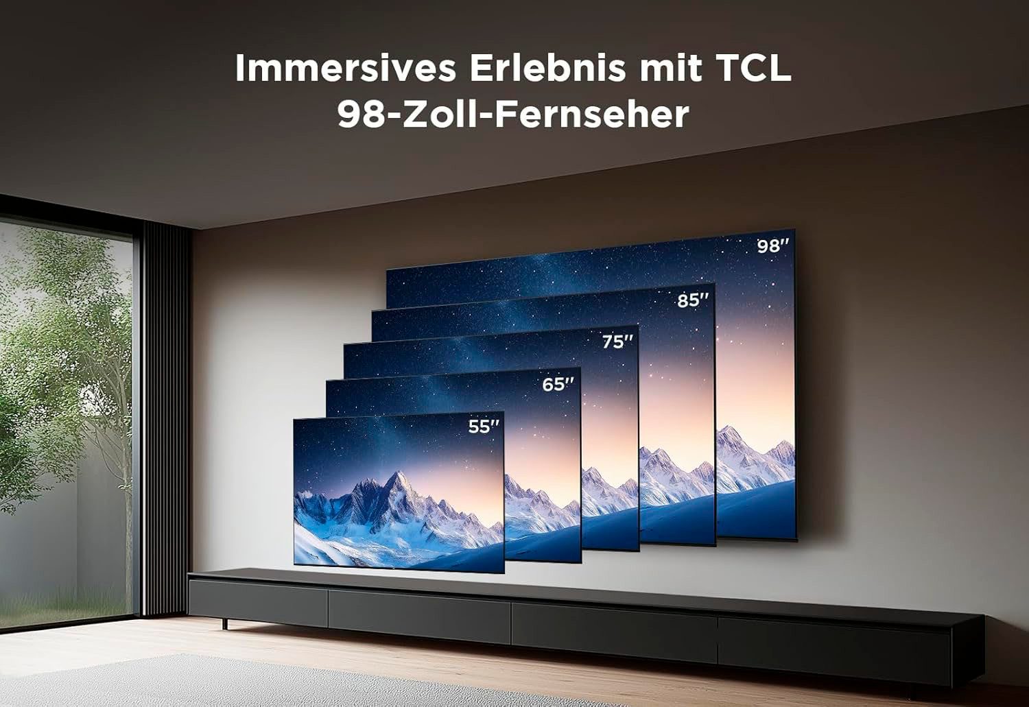 TCL 98C803X7 Mini-LED-Fernseher (248 cm/...