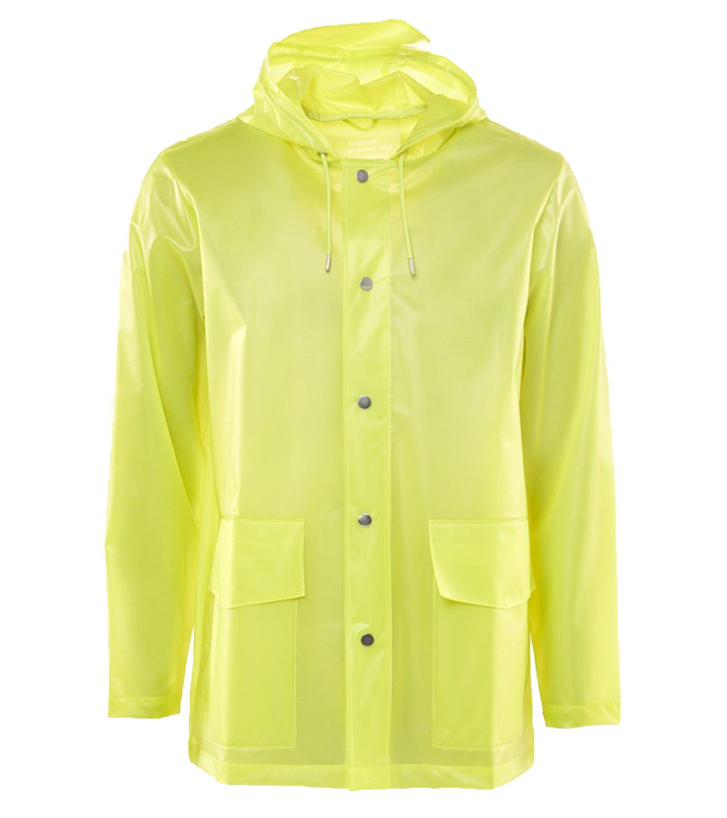 Rains Regenjacke »RAINS Ltd Short Hooded Coat Regen-Jacke schützender  Regen-Mantel Damen Outdoor-Jacke Herbst-Jacke Neon-Gelb« online kaufen |  OTTO