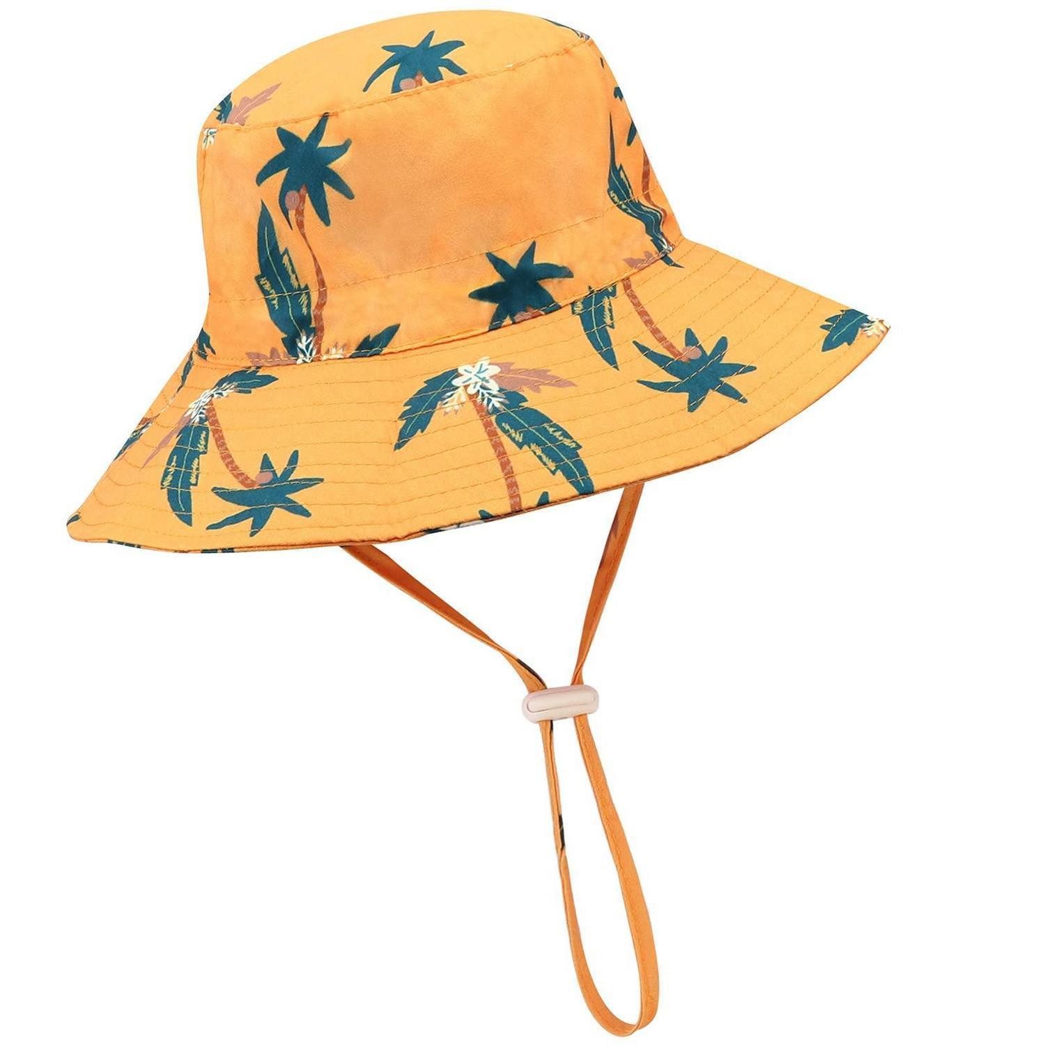 LuxusKollektion Sonnenhut Baby Sonnenhut UV-Schutz Orange (1-St)
