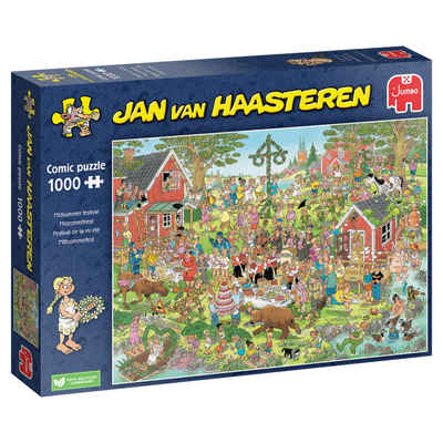 Jumbo Spiele Puzzle 1110100029 Jan van Haasteren Mittsommerfest, 1000 Puzzleteile