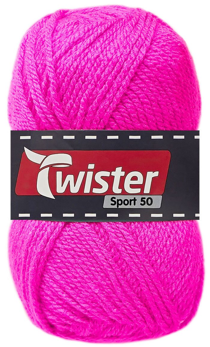 Kurtenbach 50 Gramm Twister Sport 50 aus 100 % Polyacryl Farbauswahl Bastelgarn