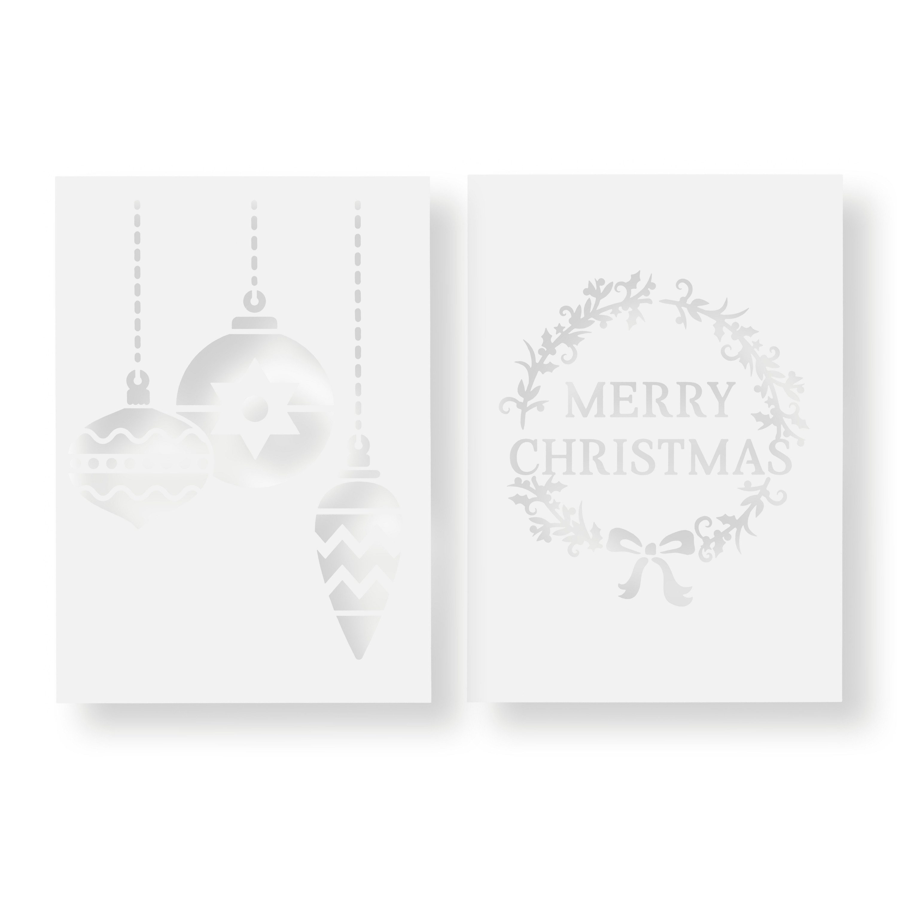 FINDit Malschablone Schablonen-Set, 2-teilig, 2-teilig