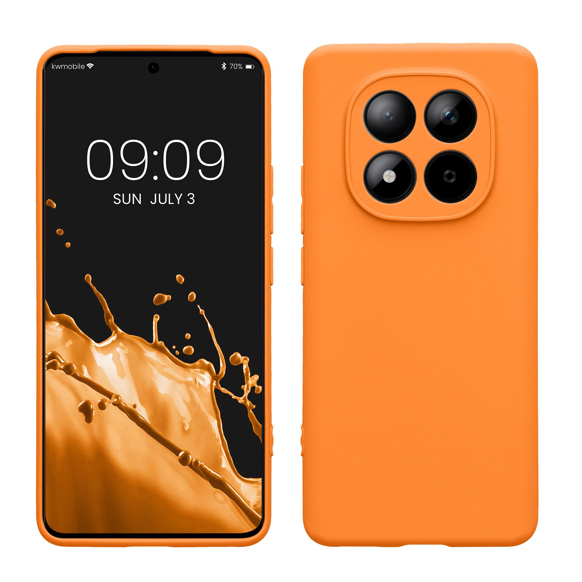 kwmobile Smartphone-Hülle Handyhülle für Xiaomi Redmi Note 15 4G / 5G / Poco M8 5G Hülle, Weiches Handy Silikon Case - Schutzhülle Cover