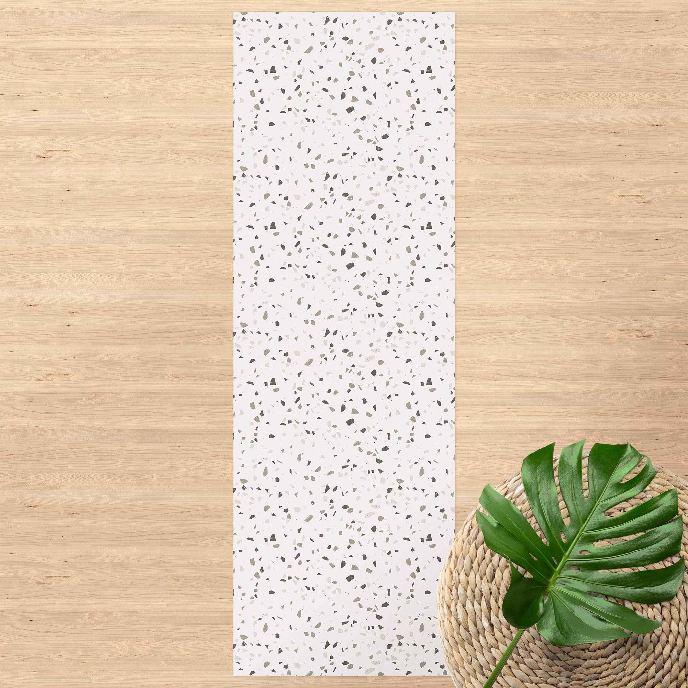 Bilderdepot24 Teppich Teppich Vinyl Flur Küche Muster Terrazzo lang modern, günstig online kaufen