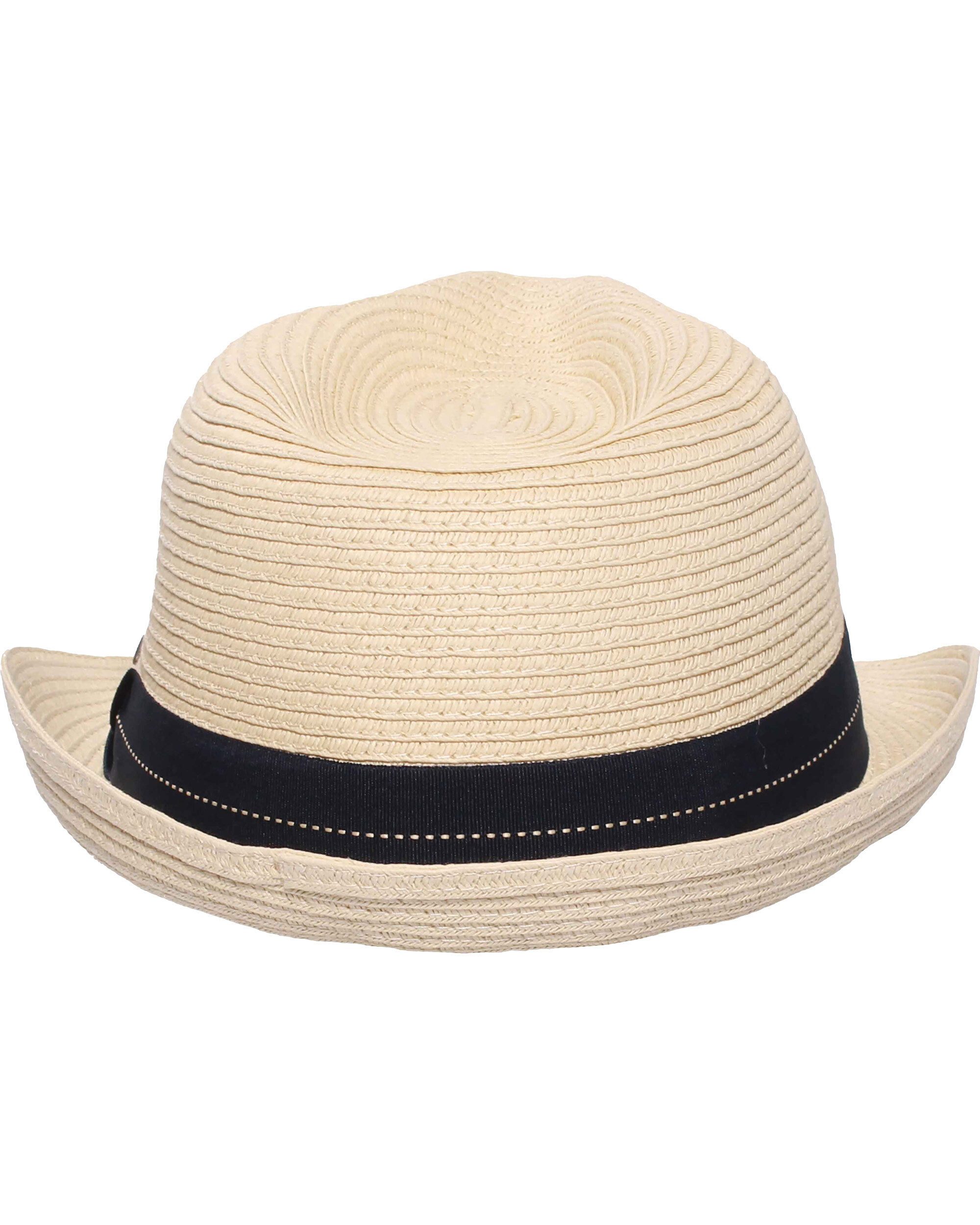 bugatti Fedora Einfarbiger bugatti Trilby für den Sommer mit breitem Hutband (keine)
